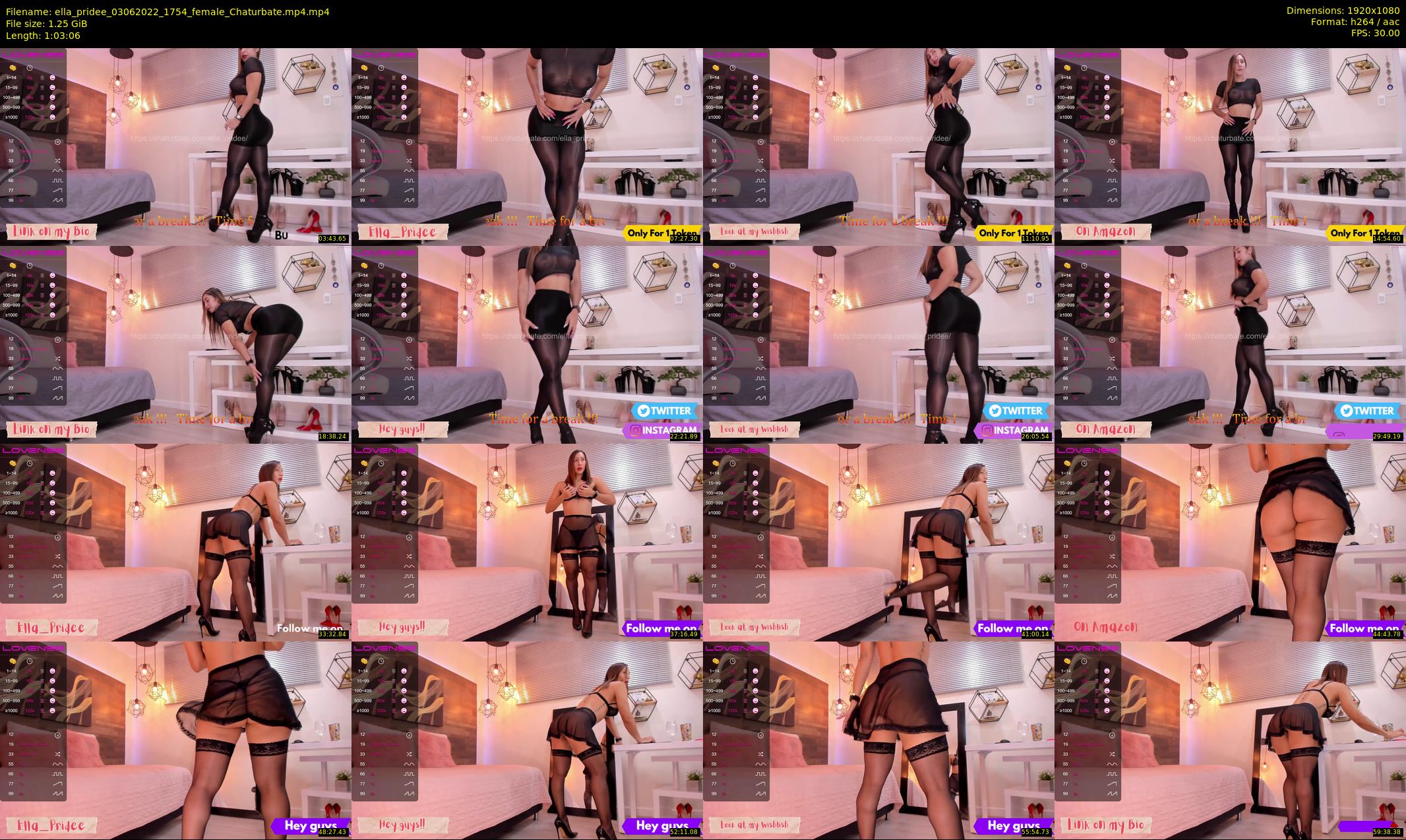 ella_pridee — 64 minute Chaturbate female cam show recording, 1080p, Jun 3, 2022