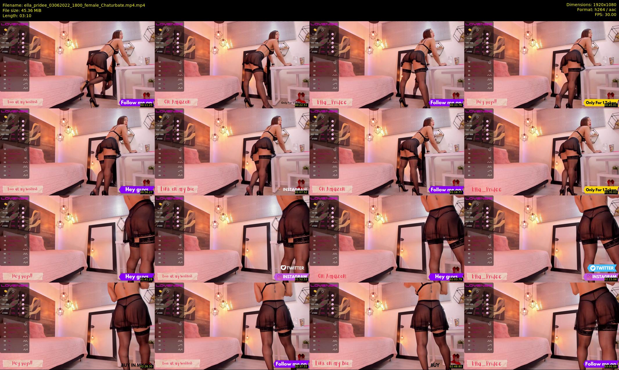 ella_pridee — 4 minute Chaturbate female cam show recording, 1080p, Jun 3, 2022