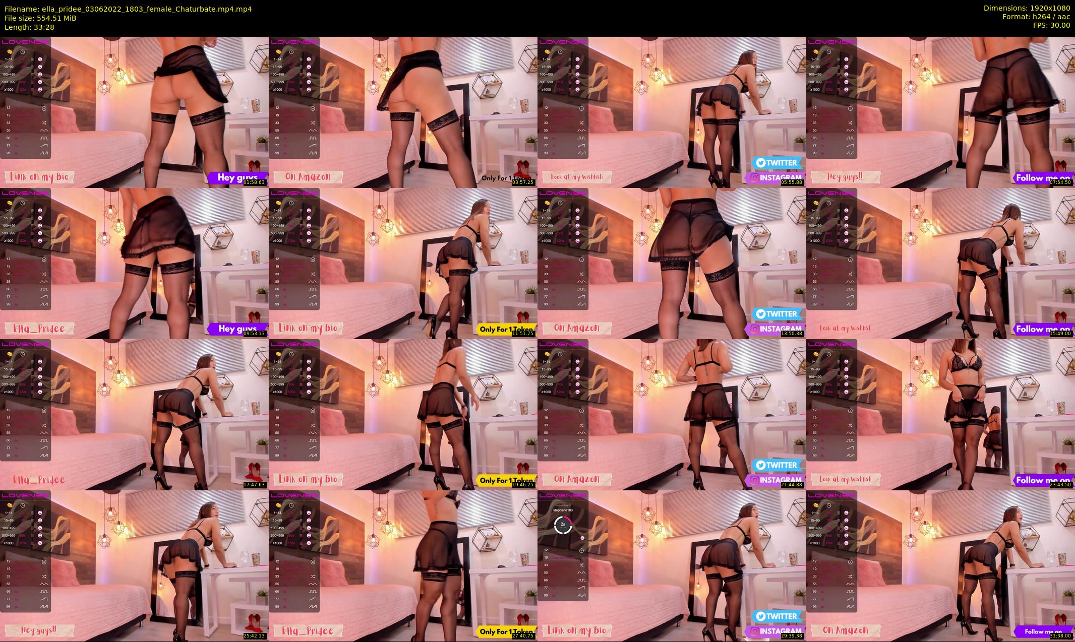 ella_pridee — 34 minute Chaturbate female cam show recording, 1080p, Jun 3, 2022