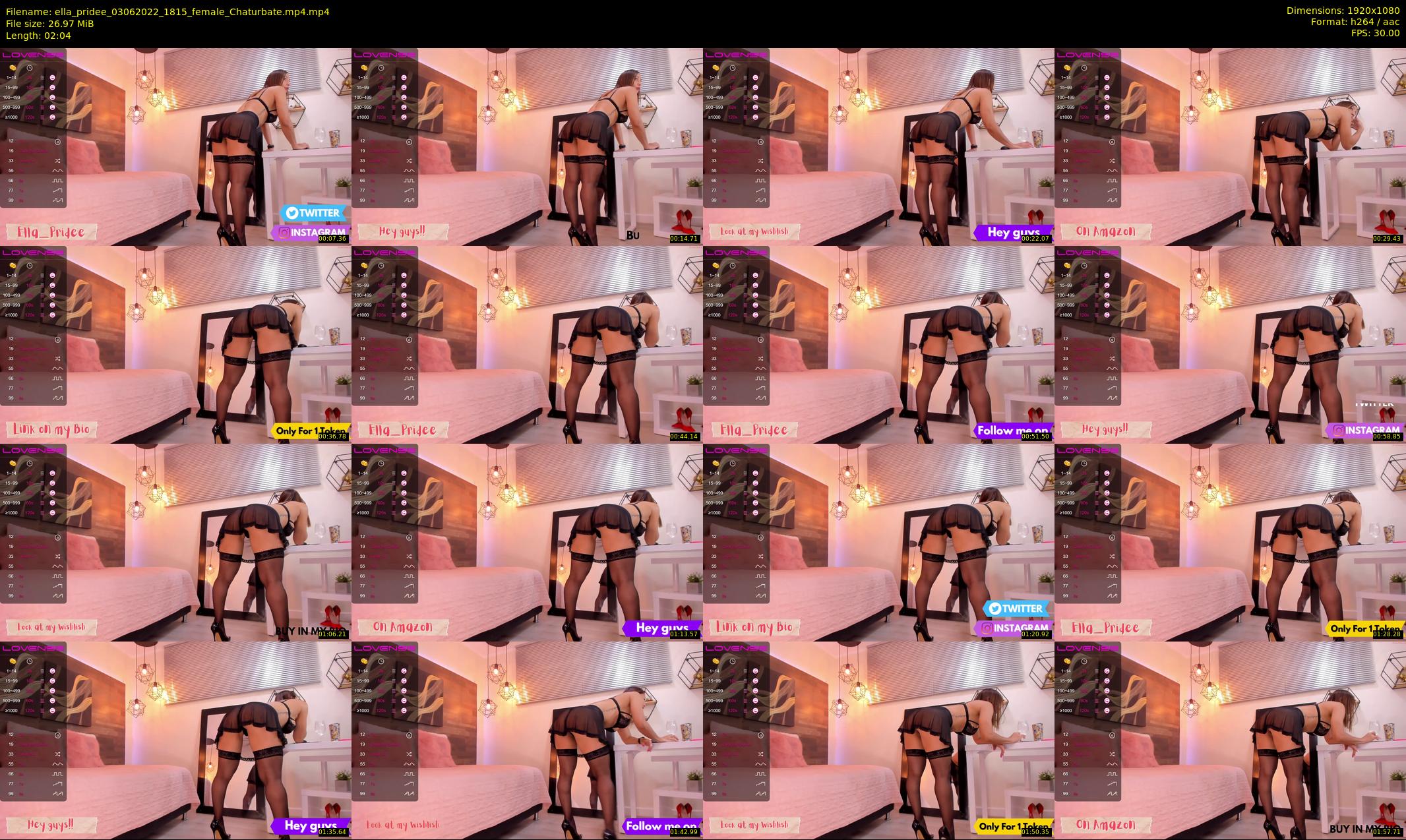 ella_pridee — 3 minute Chaturbate female cam show recording, 1080p, Jun 3, 2022