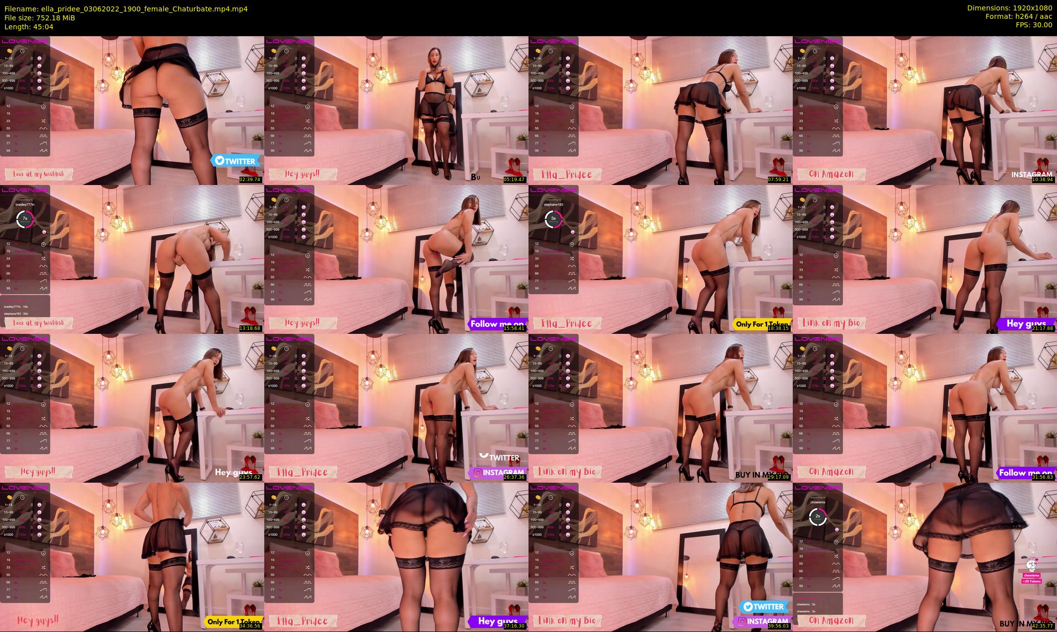 ella_pridee — 46 minute Chaturbate female cam show recording, 1080p, Jun 3, 2022