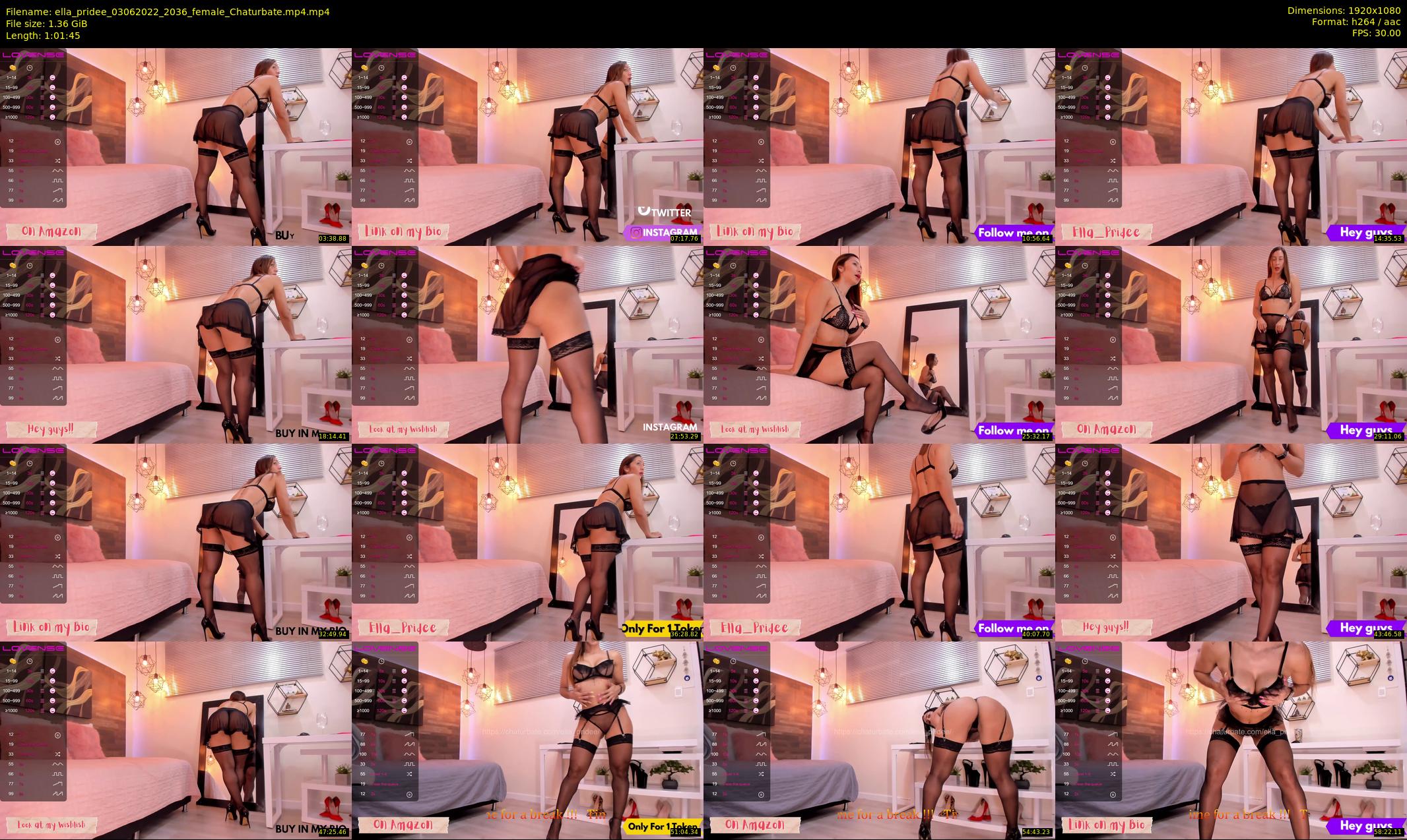 ella_pridee — 62 minute Chaturbate female cam show recording, 1080p, Jun 3, 2022