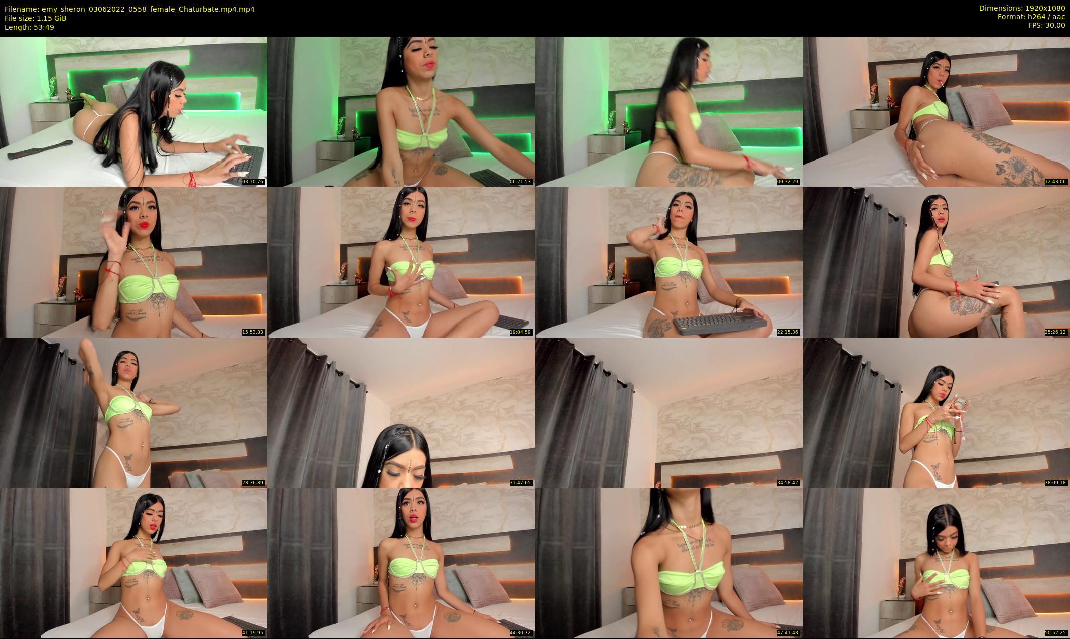 emy_sheron — 54 minute Chaturbate female cam show recording, 1080p, Jun 3, 2022