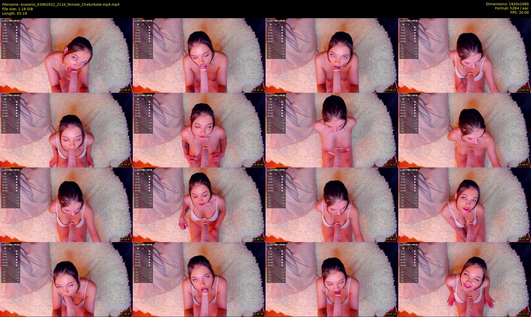 evalanis — 56 minute Chaturbate couple cam show recording, 1080p, Jun 3, 2022