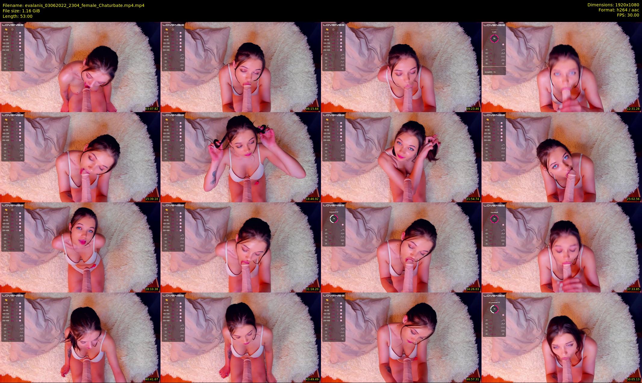 evalanis — 53 minute Chaturbate couple cam show recording, 1080p, Jun 3, 2022
