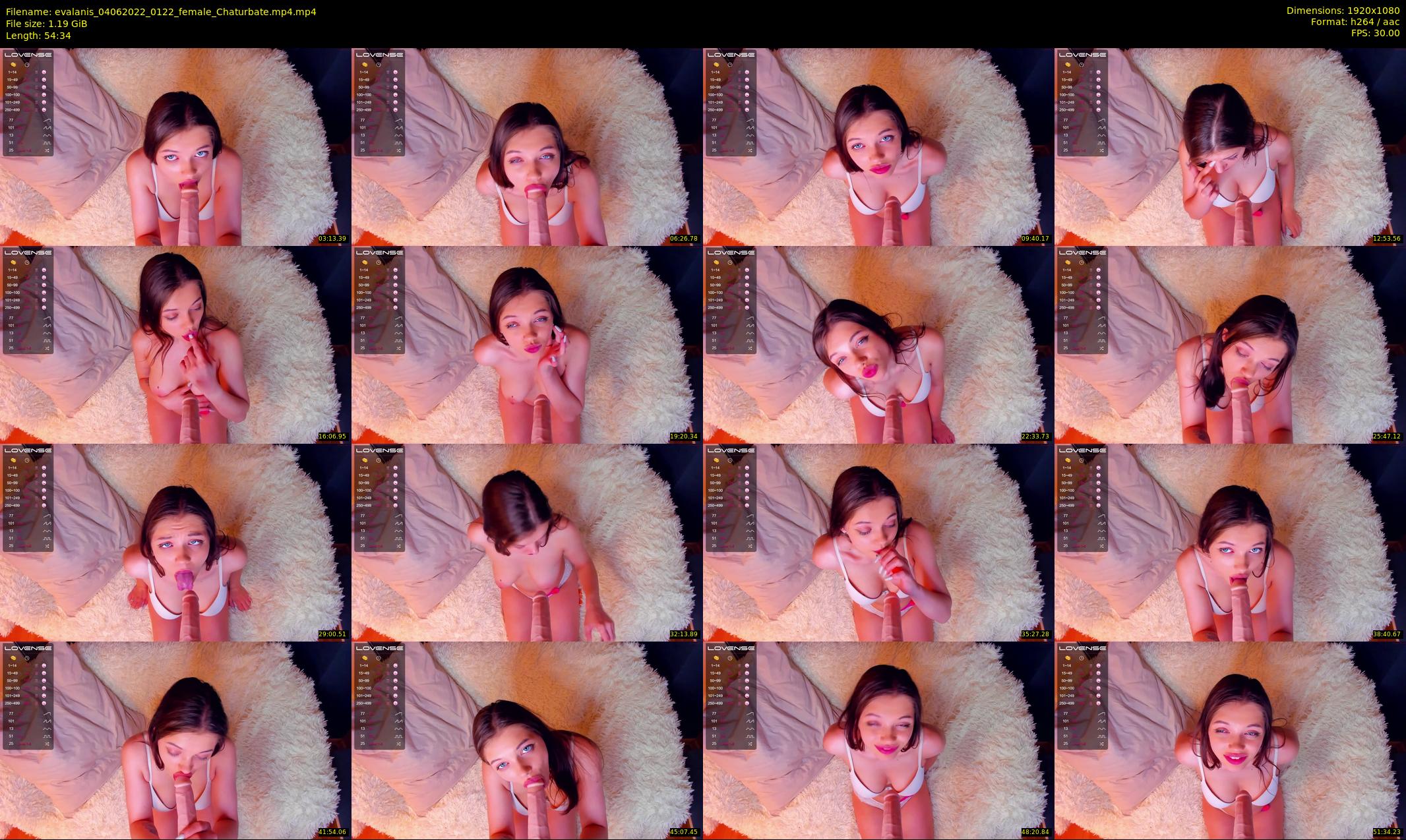 evalanis — 55 minute Chaturbate couple cam show recording, 1080p, Jun 4, 2022
