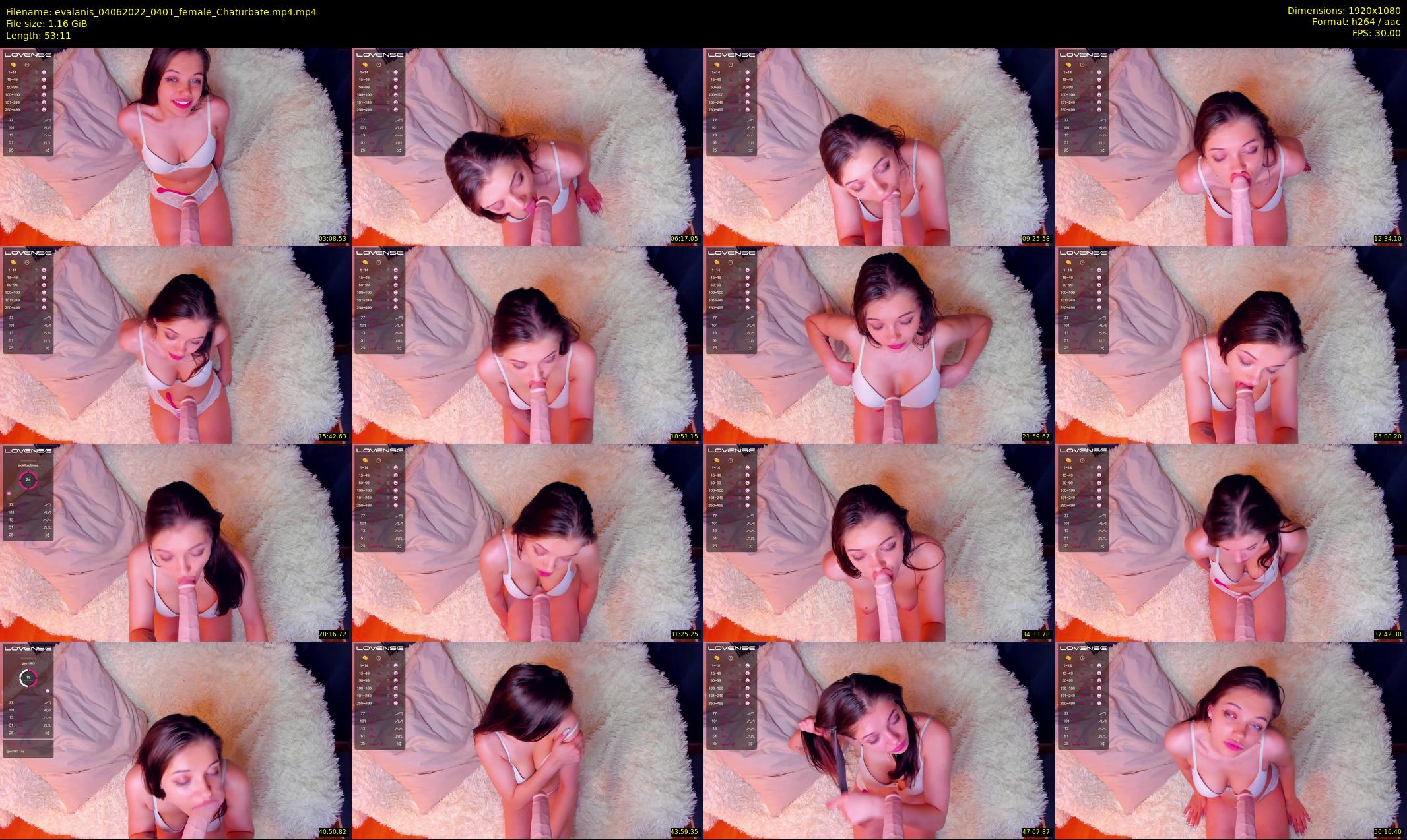 evalanis — 54 minute Chaturbate couple cam show recording, 1080p, Jun 4, 2022