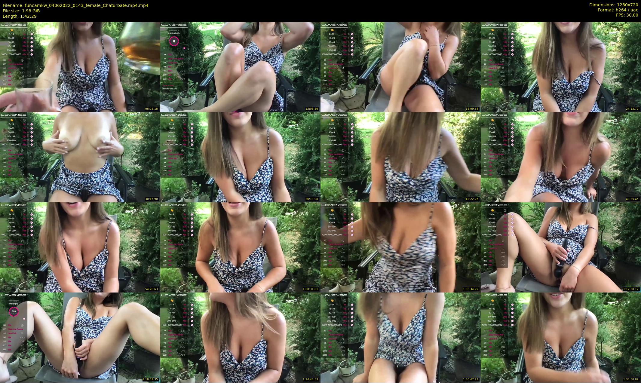 funcamkw — 103 minute Chaturbate female cam show recording, 720p, Jun 4, 2022
