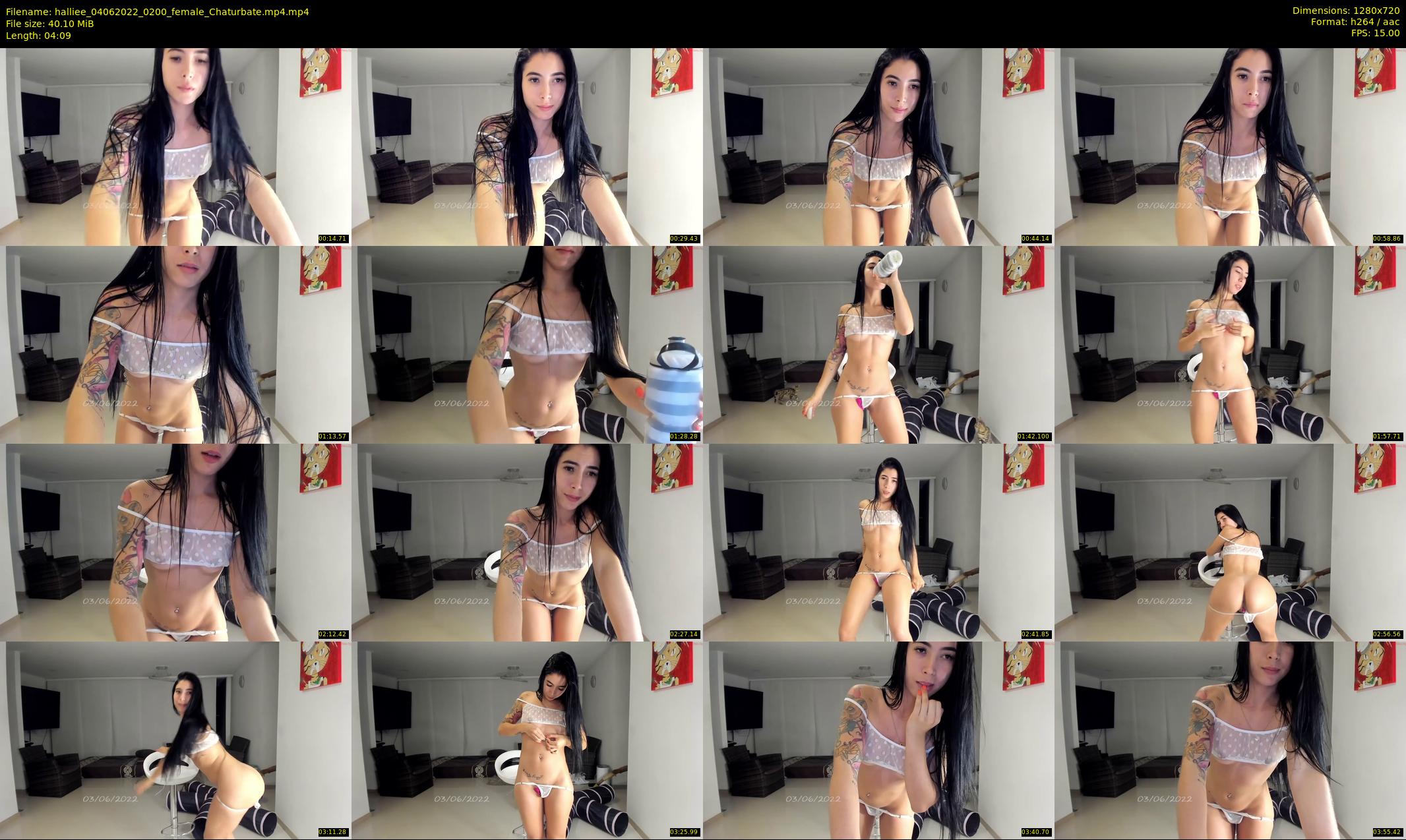 halliee — 5 minute Chaturbate couple cam show recording, 720p, Jun 4, 2022