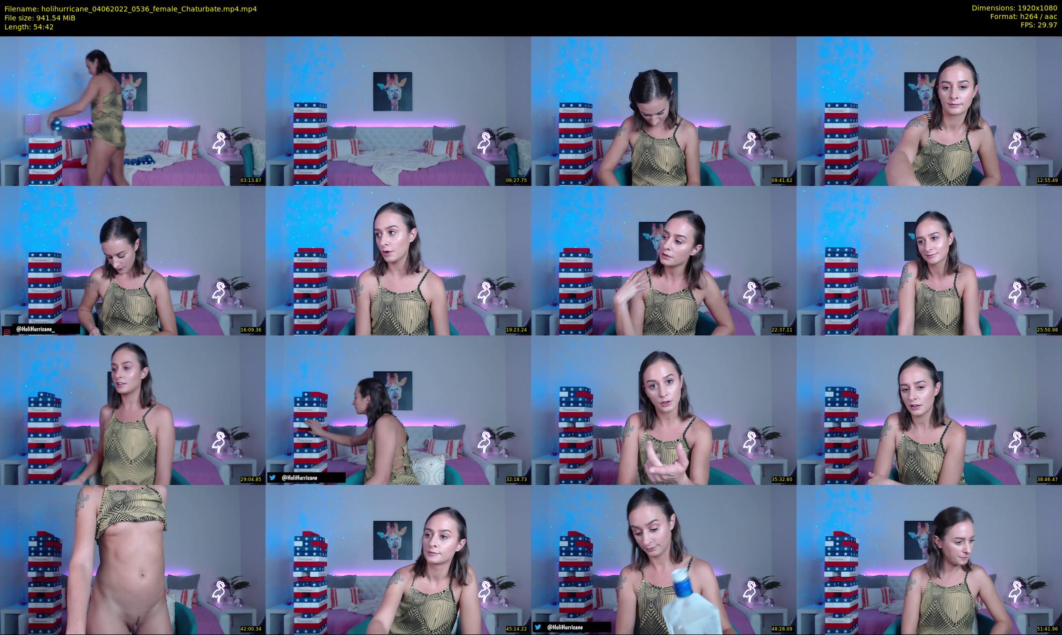 holihurricane — 55 minute Chaturbate female cam show recording, 1080p, Jun 4, 2022