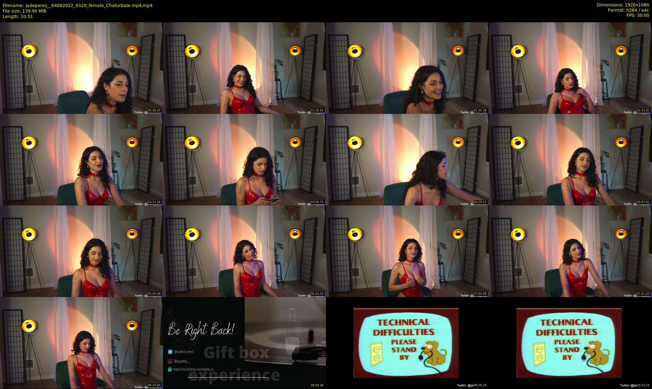 jadeperez_ — 11 minute Chaturbate female cam show recording, 1080p, Jun 4, 2022
