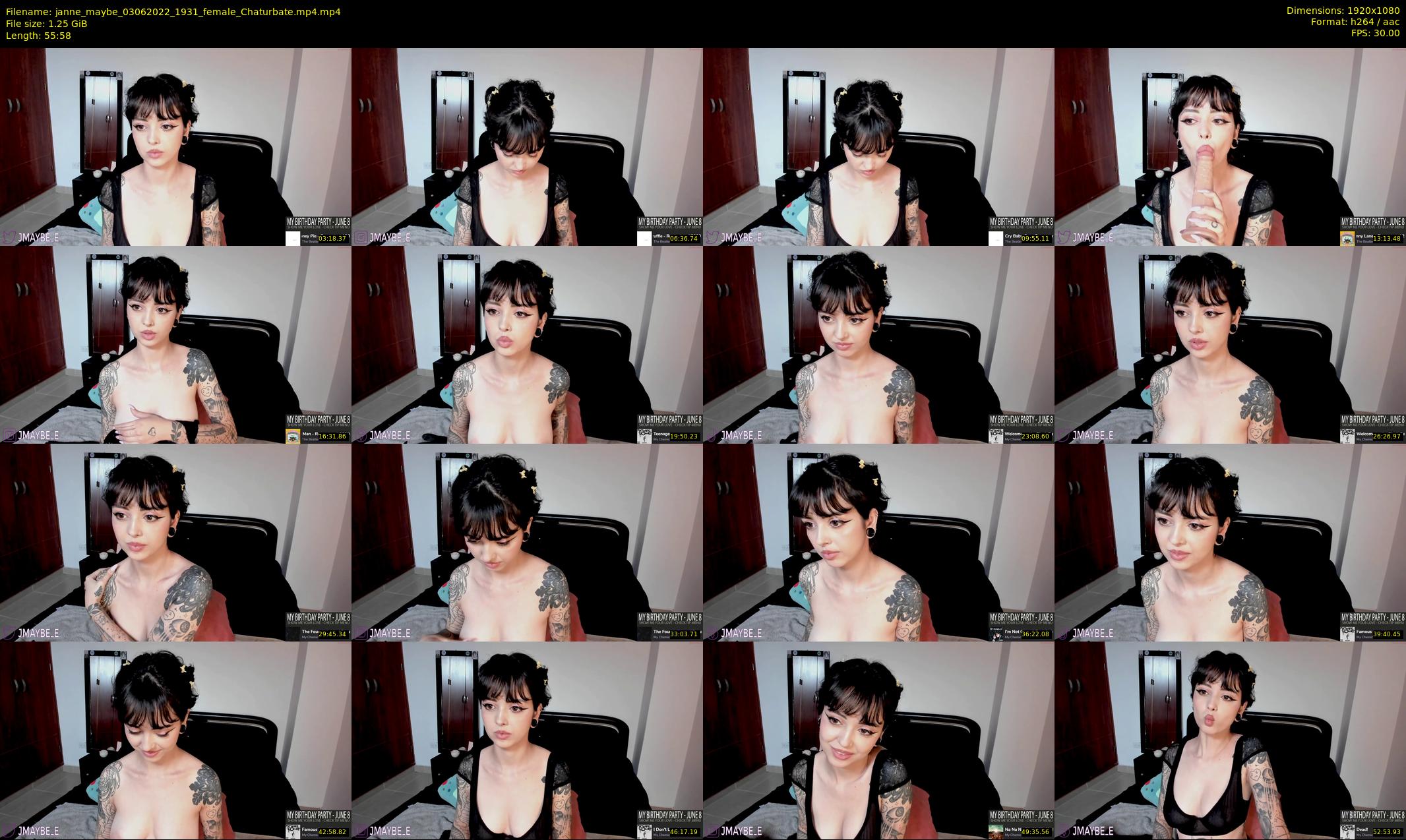 janne_maybe — 56 minute Chaturbate female cam show recording, 1080p, Jun 3, 2022
