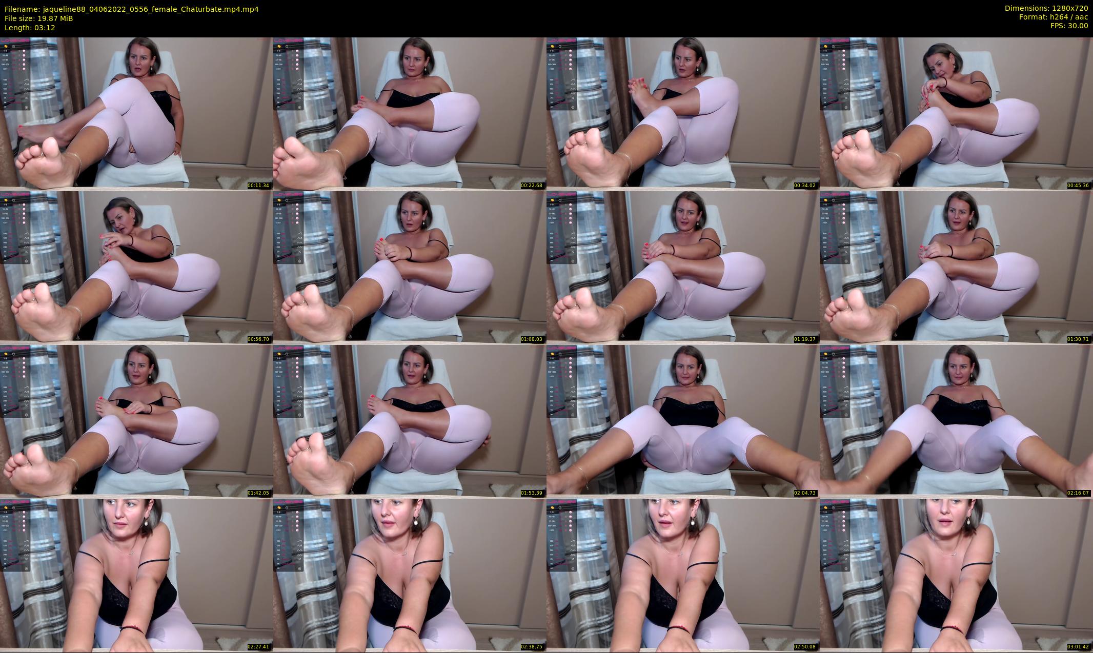 jaqueline88 — 4 minute Chaturbate female cam show recording, 720p, Jun 4, 2022