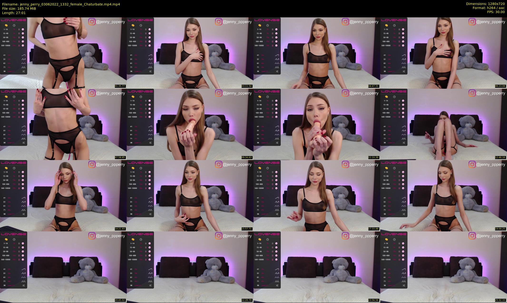 jenny_perry — 28 minute Chaturbate female cam show recording, 720p, Jun 3, 2022