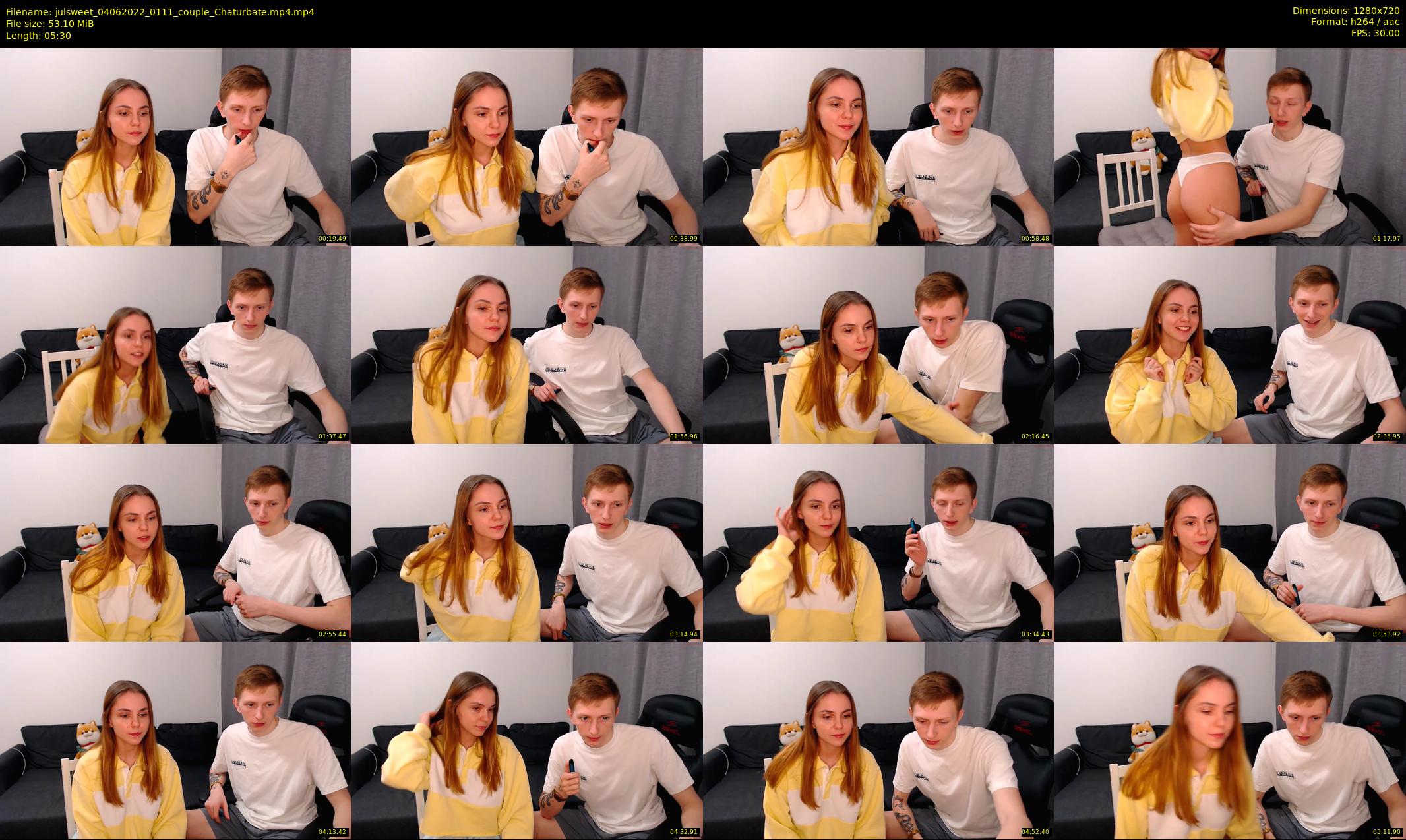 julsweet — 6 minute Chaturbate male cam show recording, 720p, Jun 4, 2022