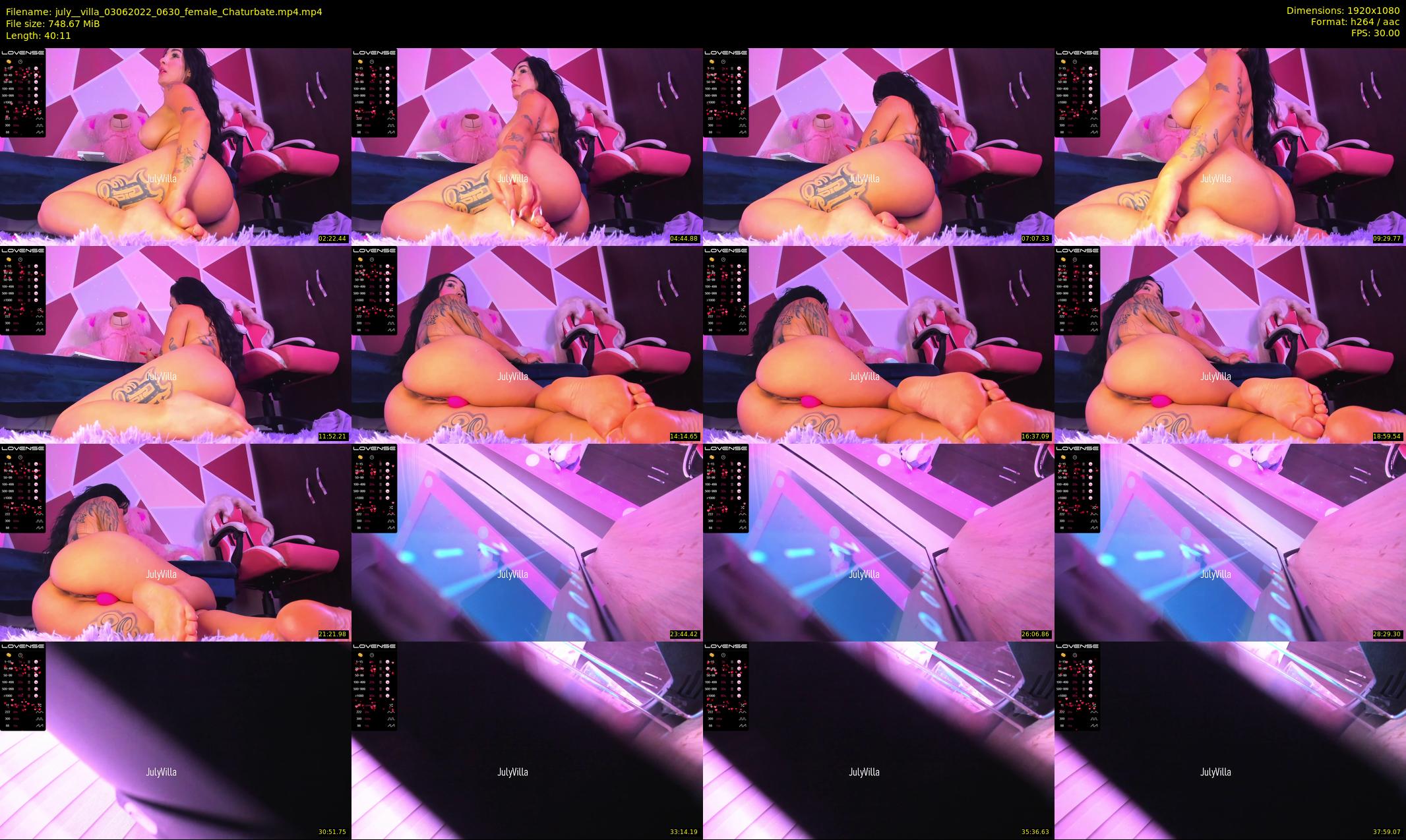 july__villa — 41 minute Chaturbate female cam show recording, 1080p, Jun 3, 2022