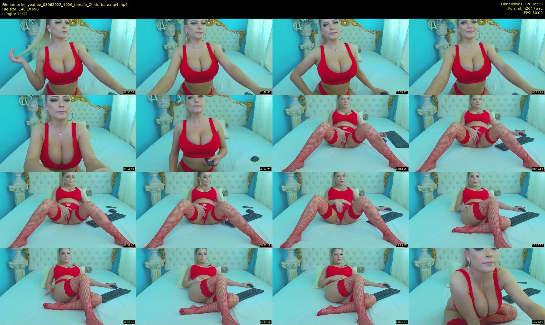 kellybabee — 15 minute Chaturbate female cam show recording, 720p, Jun 3, 2022