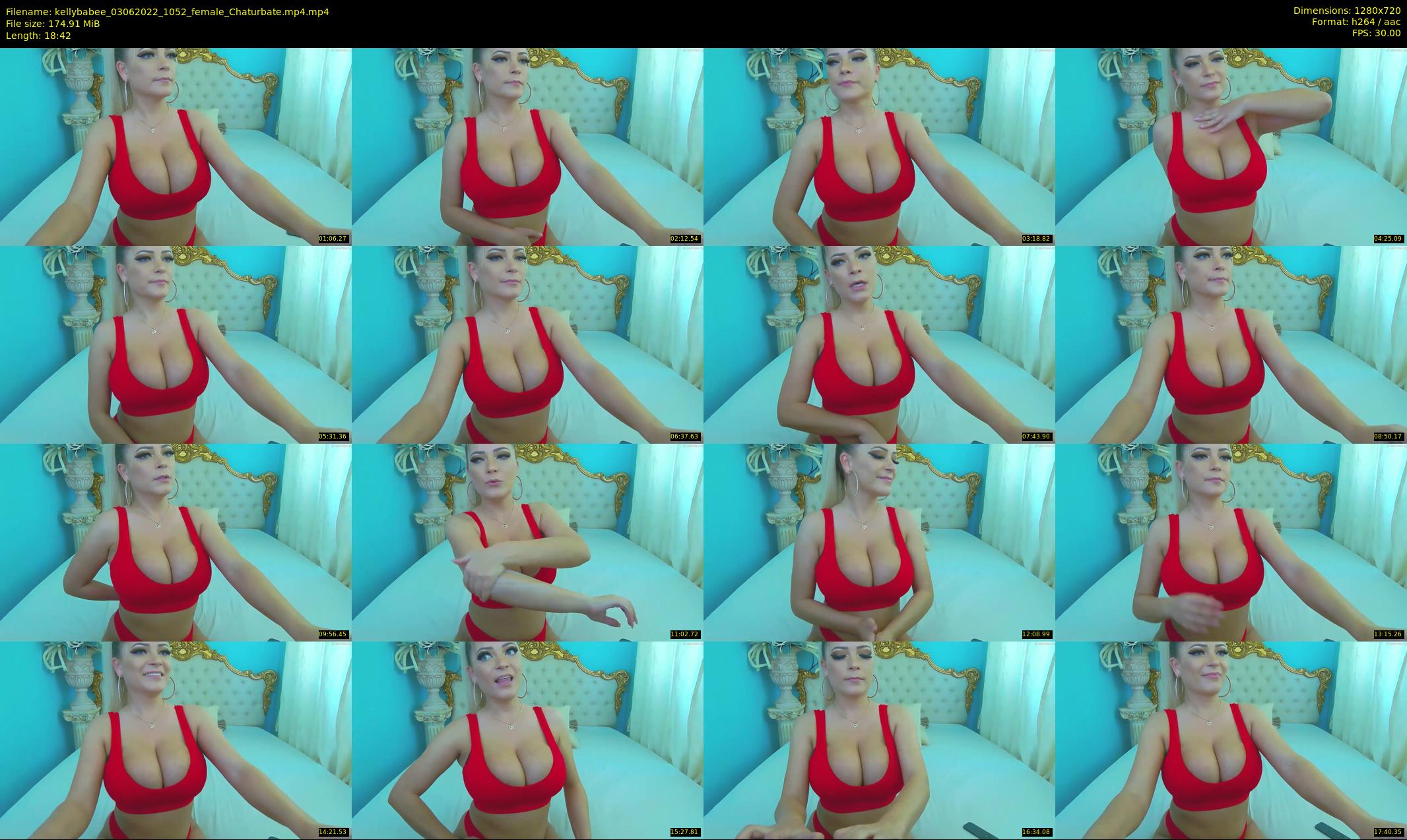 kellybabee — 19 minute Chaturbate female cam show recording, 720p, Jun 3, 2022