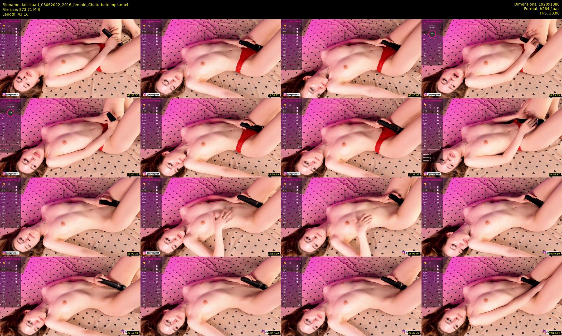 lallistuart — 44 minute Chaturbate female cam show recording, 1080p, Jun 3, 2022