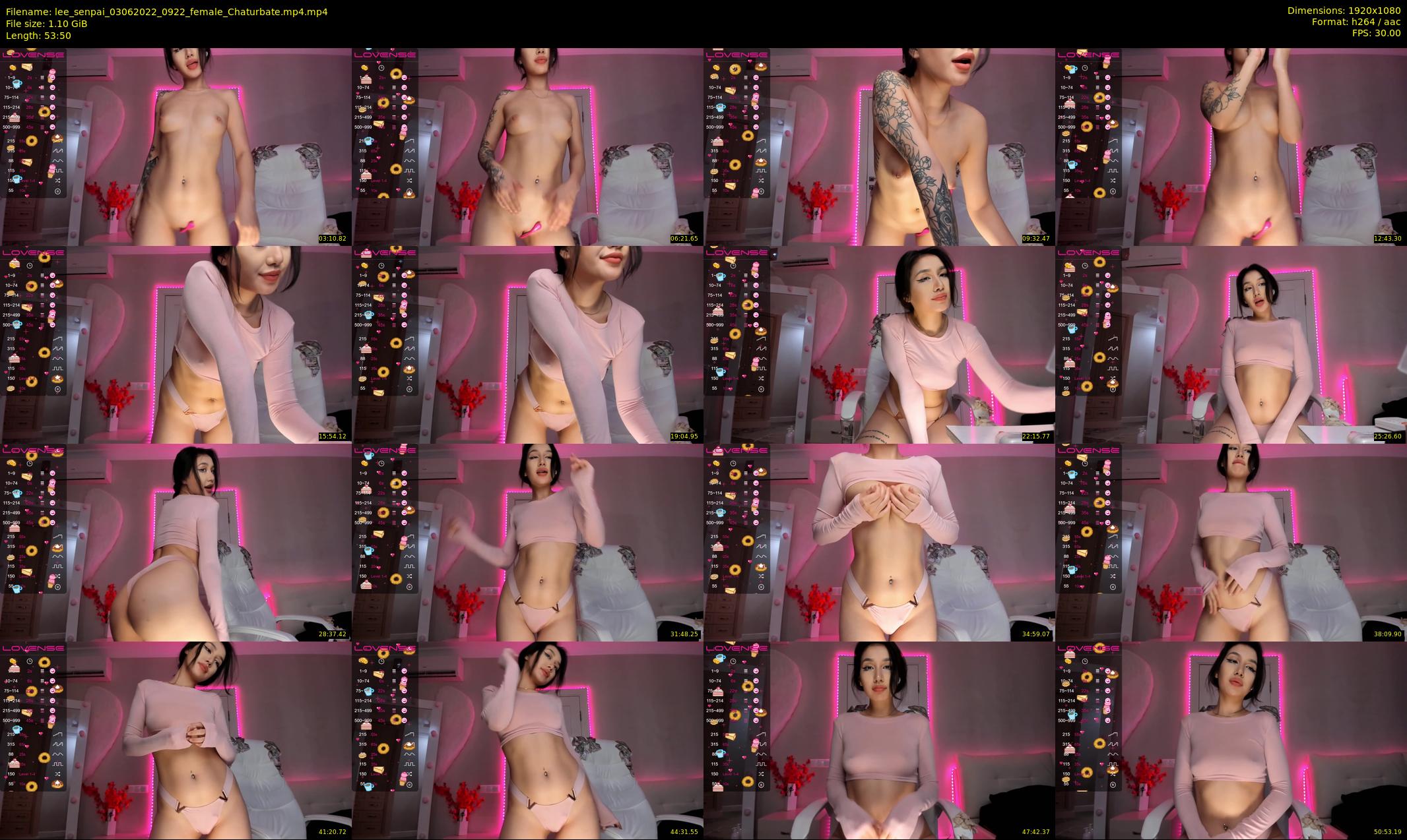 lee_senpai — 54 minute Chaturbate female cam show recording, 1080p, Jun 3, 2022