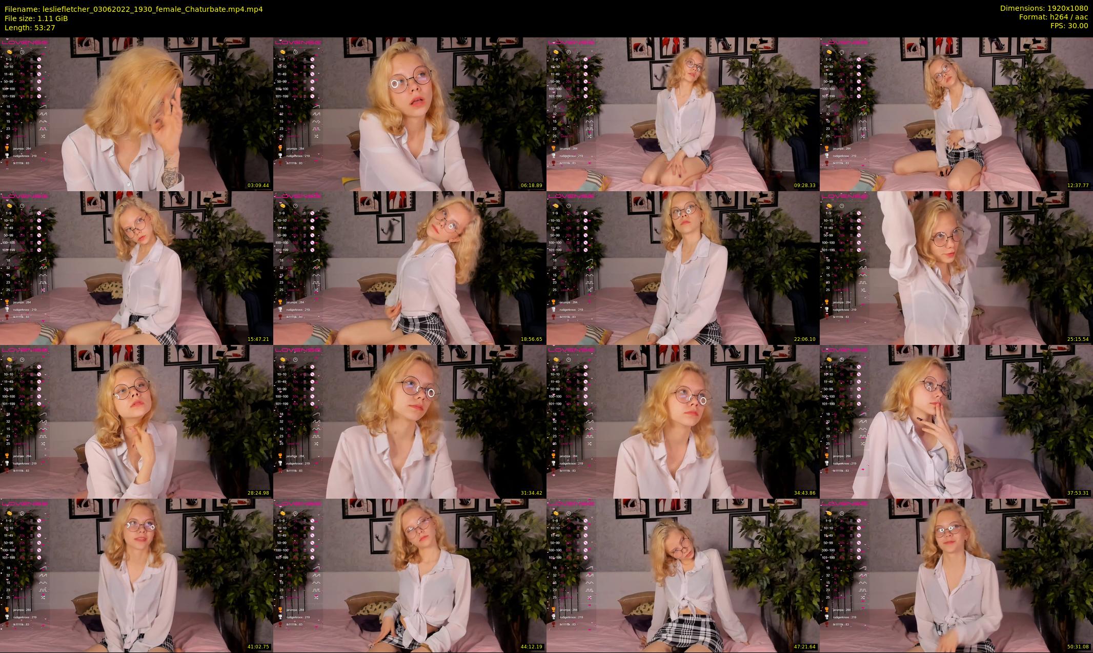 lesliefletcher — 54 minute Chaturbate couple cam show recording, 1080p, Jun 3, 2022
