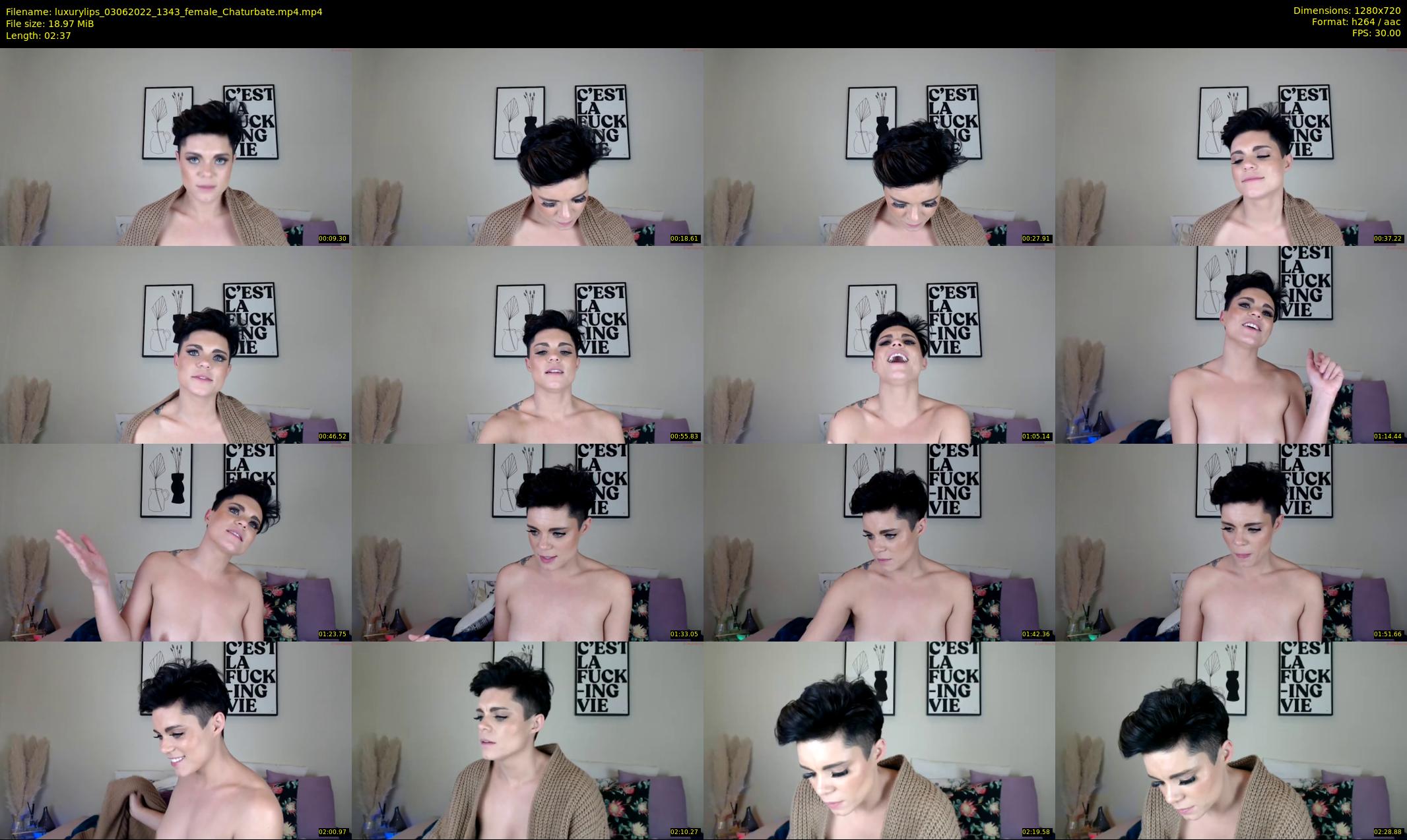 luxurylips — 3 minute Chaturbate female cam show recording, 720p, Jun 3, 2022