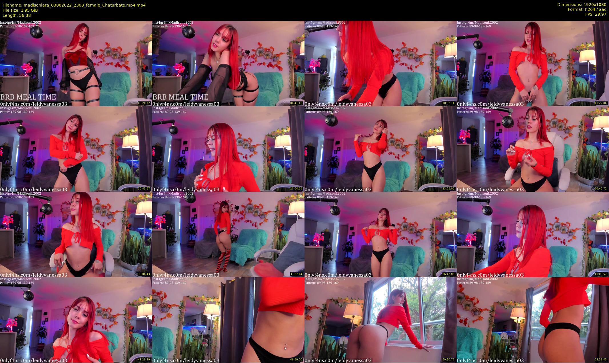 madisonlara — 57 minute Chaturbate female cam show recording, 1080p, Jun 3, 2022