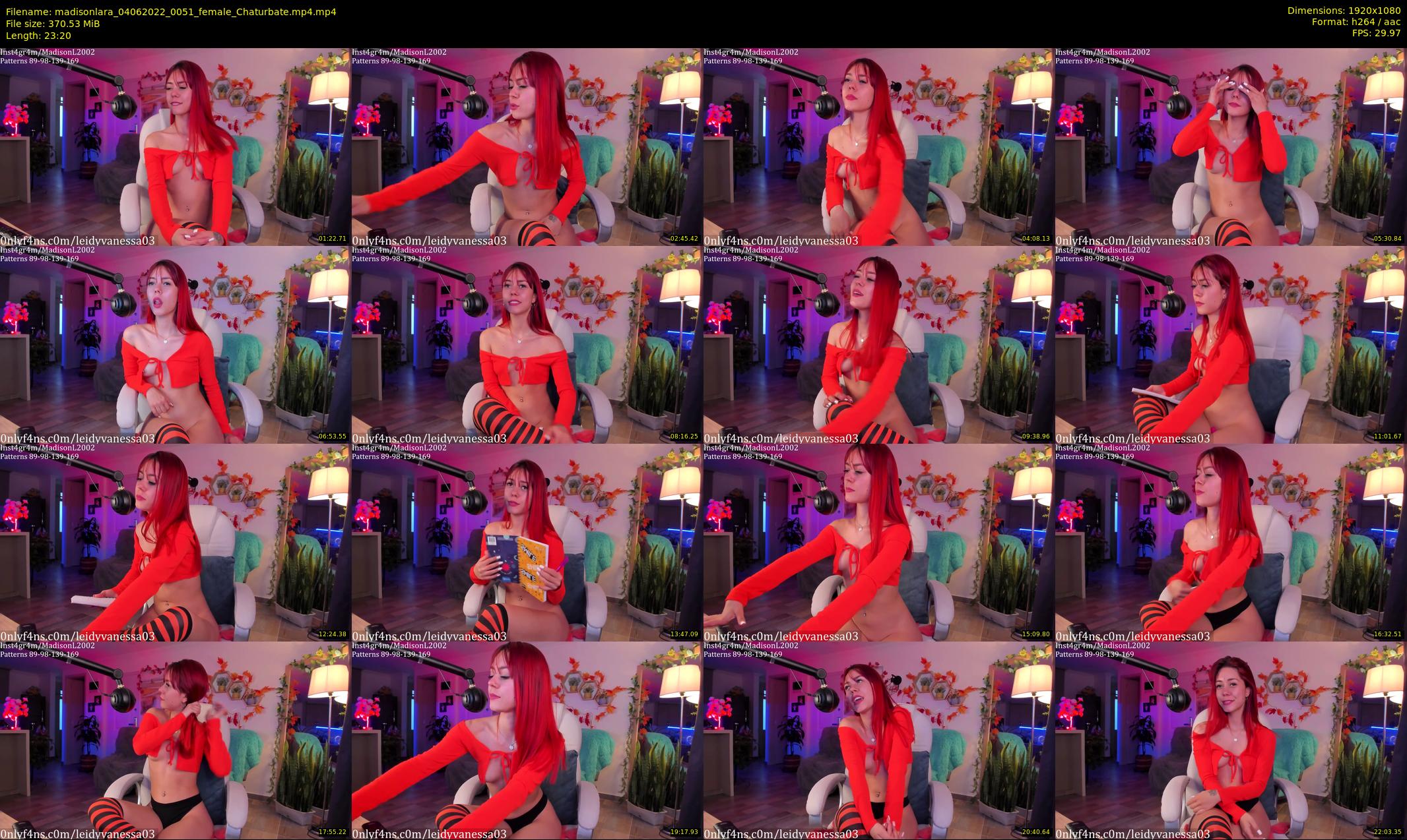 madisonlara — 24 minute Chaturbate female cam show recording, 1080p, Jun 4, 2022