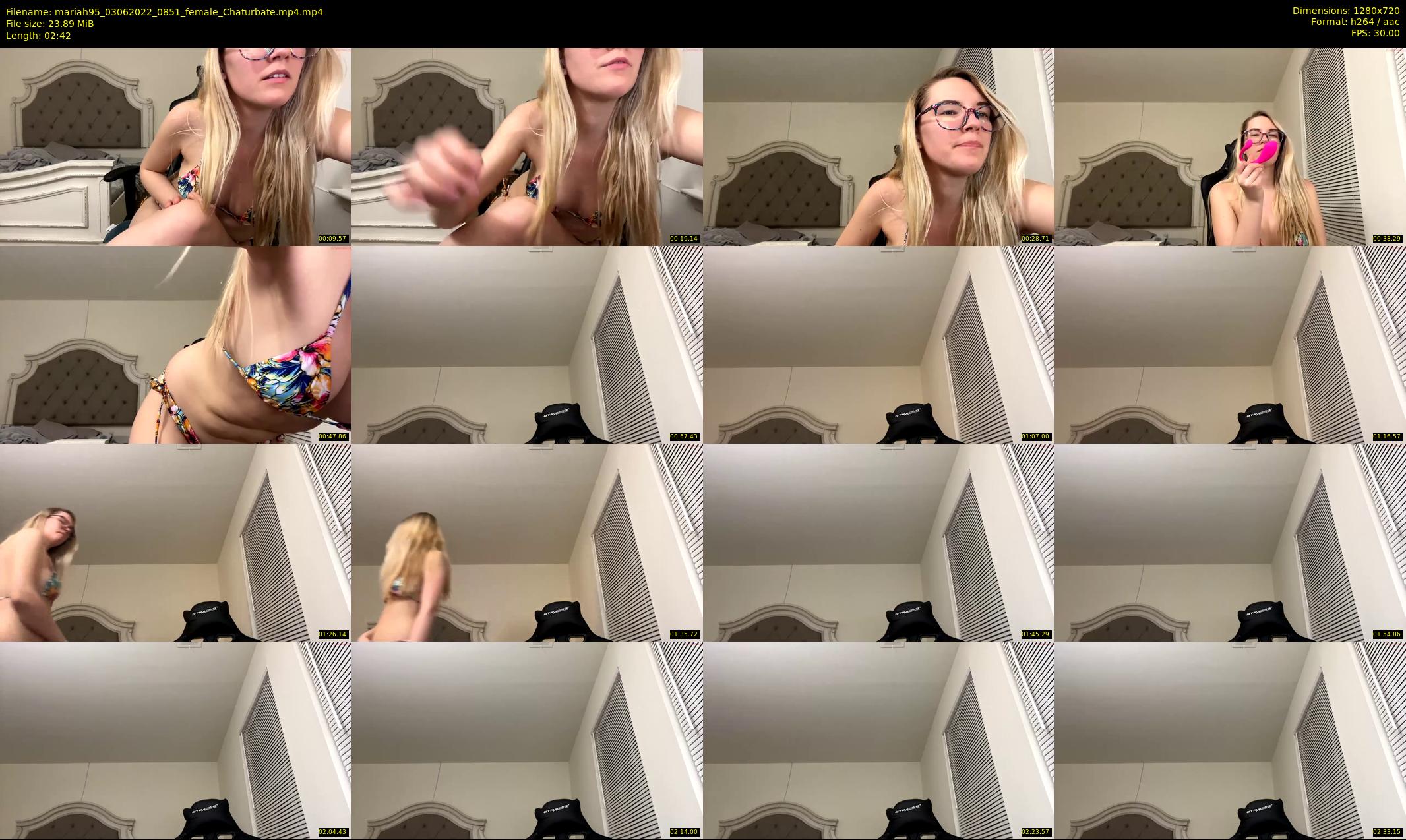mariah95 — 3 minute Chaturbate female cam show recording, 720p, Jun 3, 2022