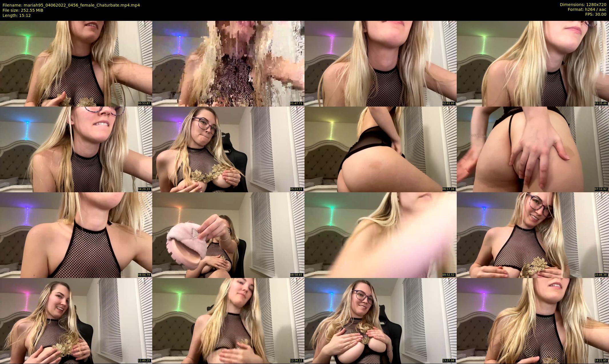 mariah95 — 16 minute Chaturbate female cam show recording, 720p, Jun 4, 2022