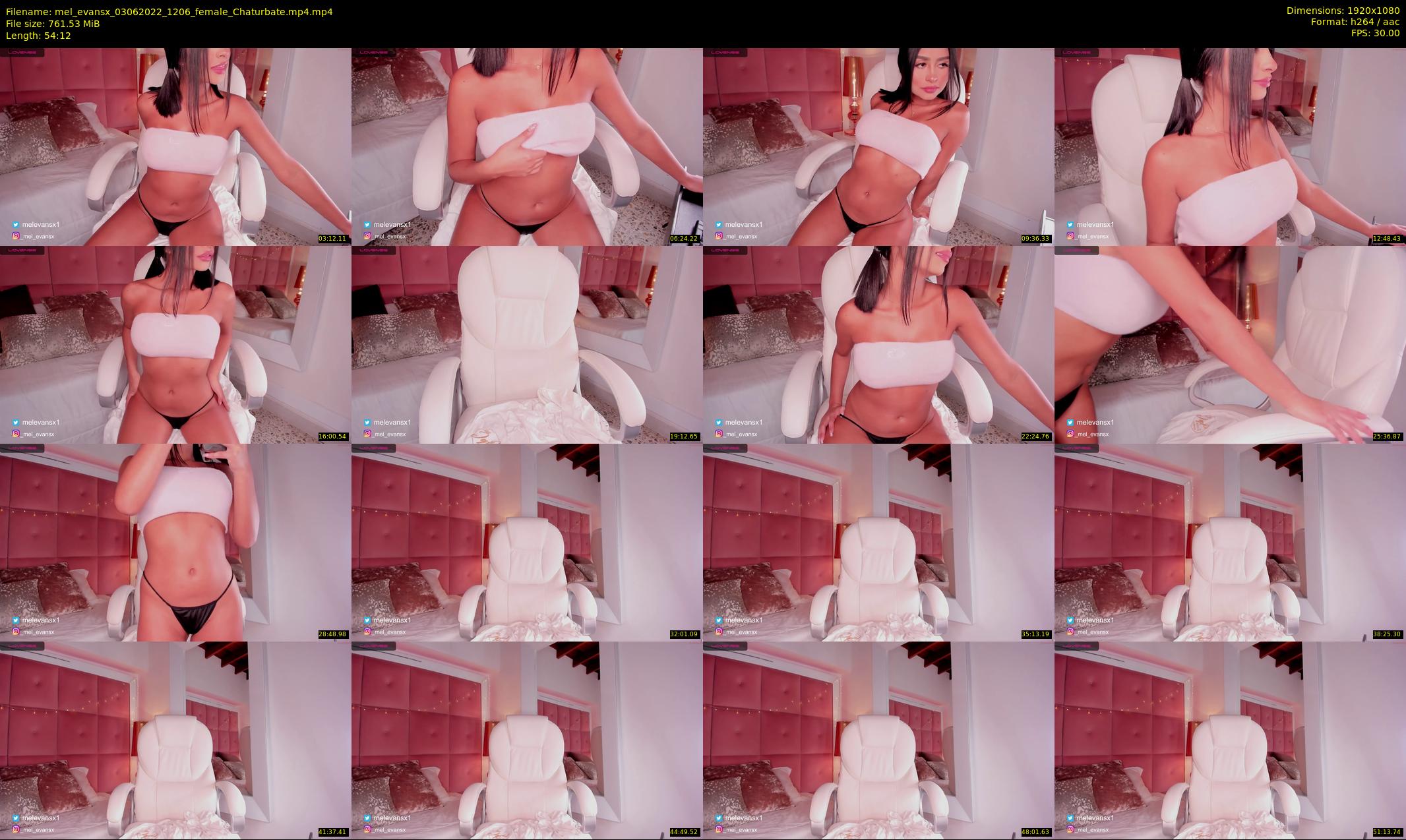 mel_evansx — 55 minute Chaturbate female cam show recording, 1080p, Jun 3, 2022