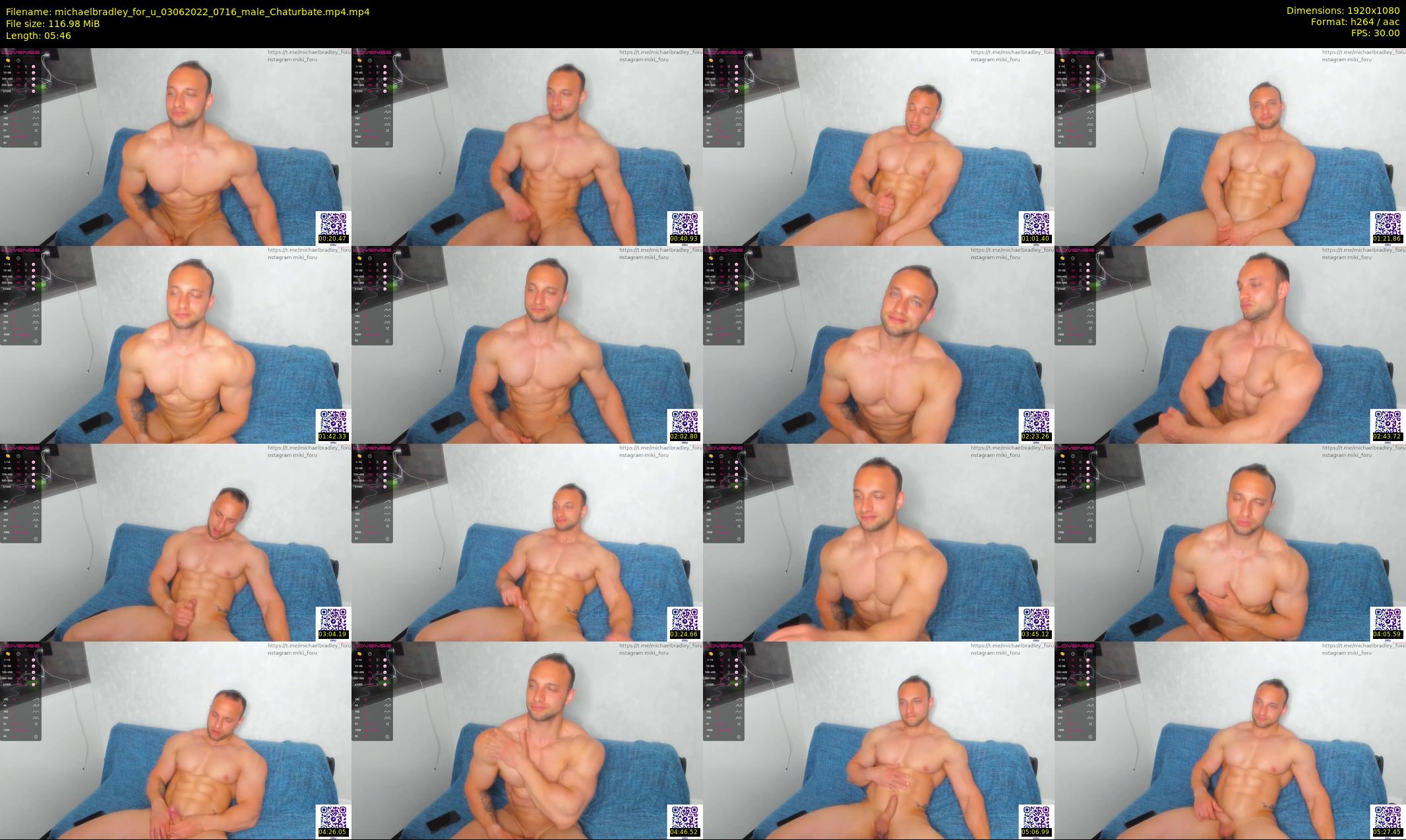 michaelbradley_for_u — 6 minute Chaturbate male cam show recording, 1080p, Jun 3, 2022