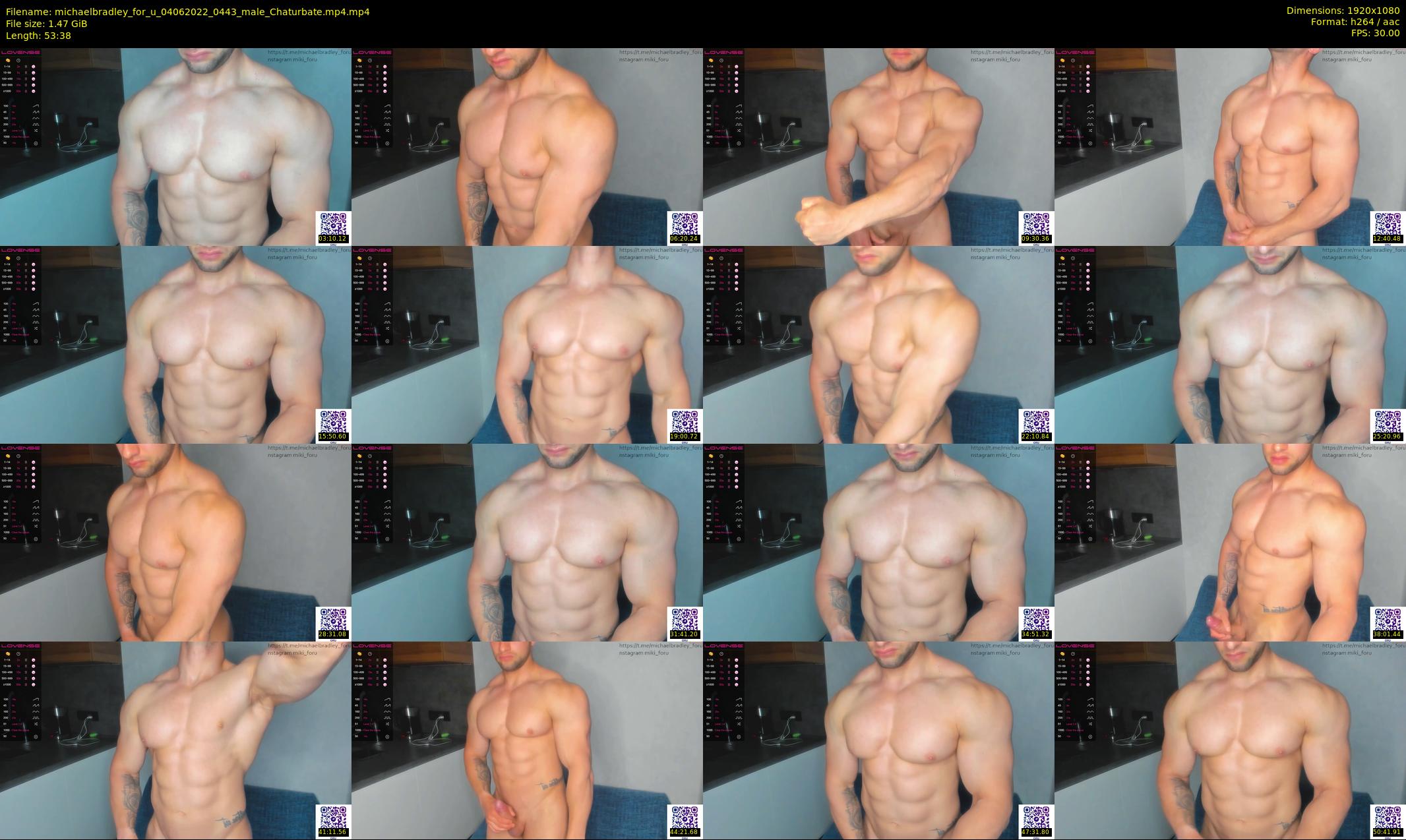 michaelbradley_for_u — 54 minute Chaturbate male cam show recording, 1080p, Jun 4, 2022