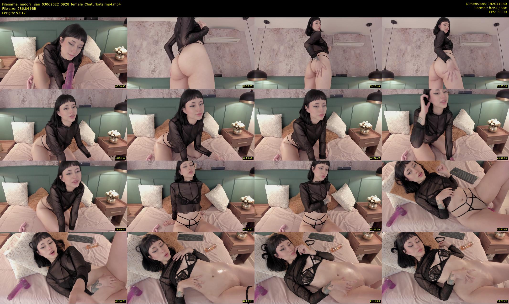 midori__san — 54 minute Chaturbate female cam show recording, 1080p, Jun 3, 2022
