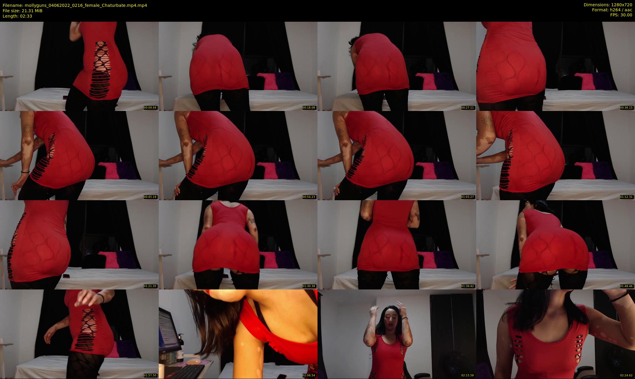 mollyguns — 3 minute Chaturbate female cam show recording, 720p, Jun 4, 2022