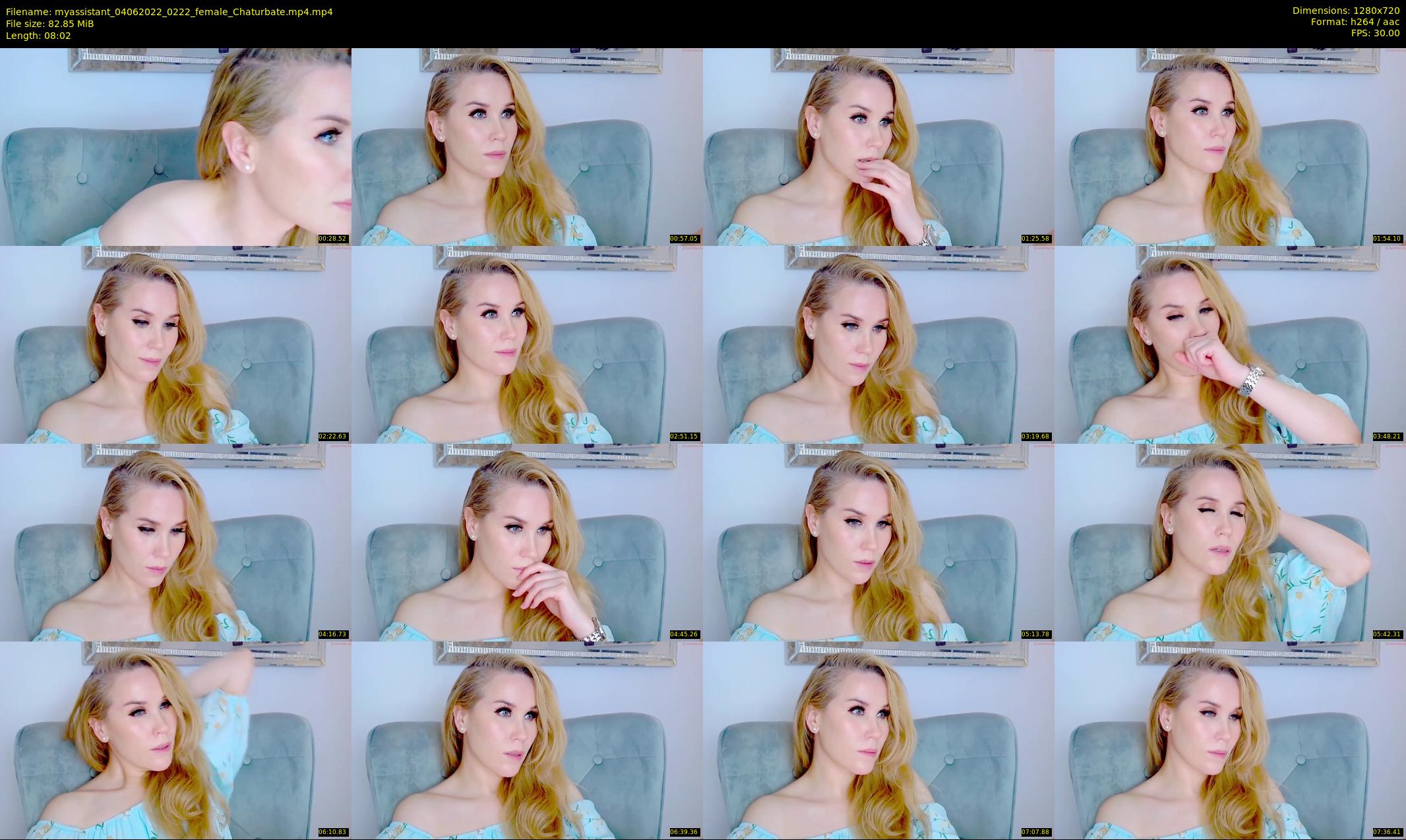 myassistant — 9 minute Chaturbate female cam show recording, 720p, Jun 4, 2022