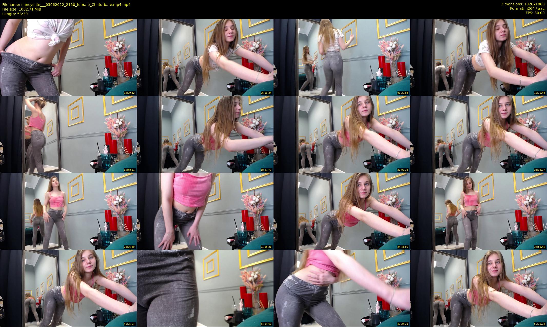 nancycute__ — 54 minute Chaturbate female cam show recording, 1080p, Jun 3, 2022