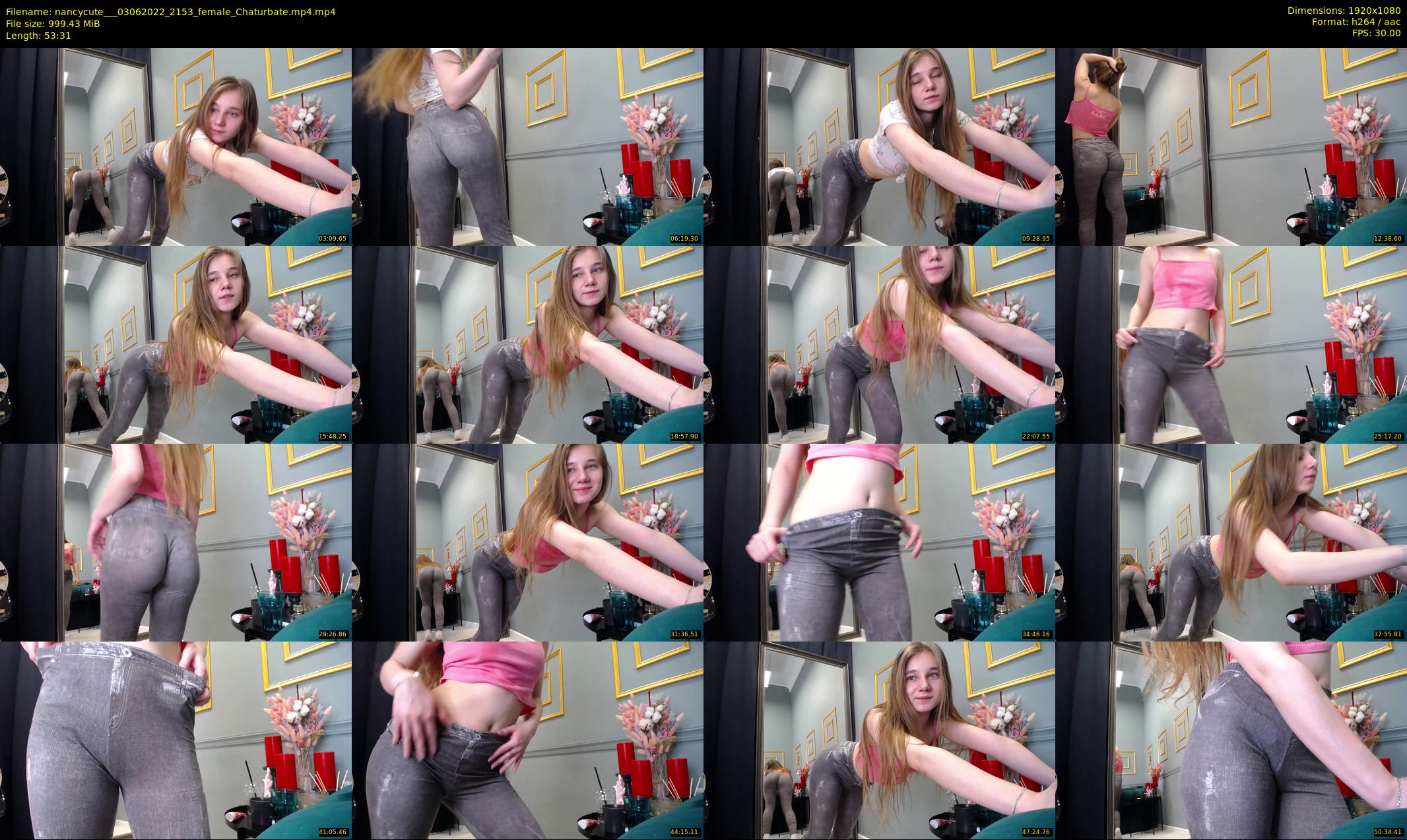 nancycute__ — 54 minute Chaturbate female cam show recording, 1080p, Jun 3, 2022
