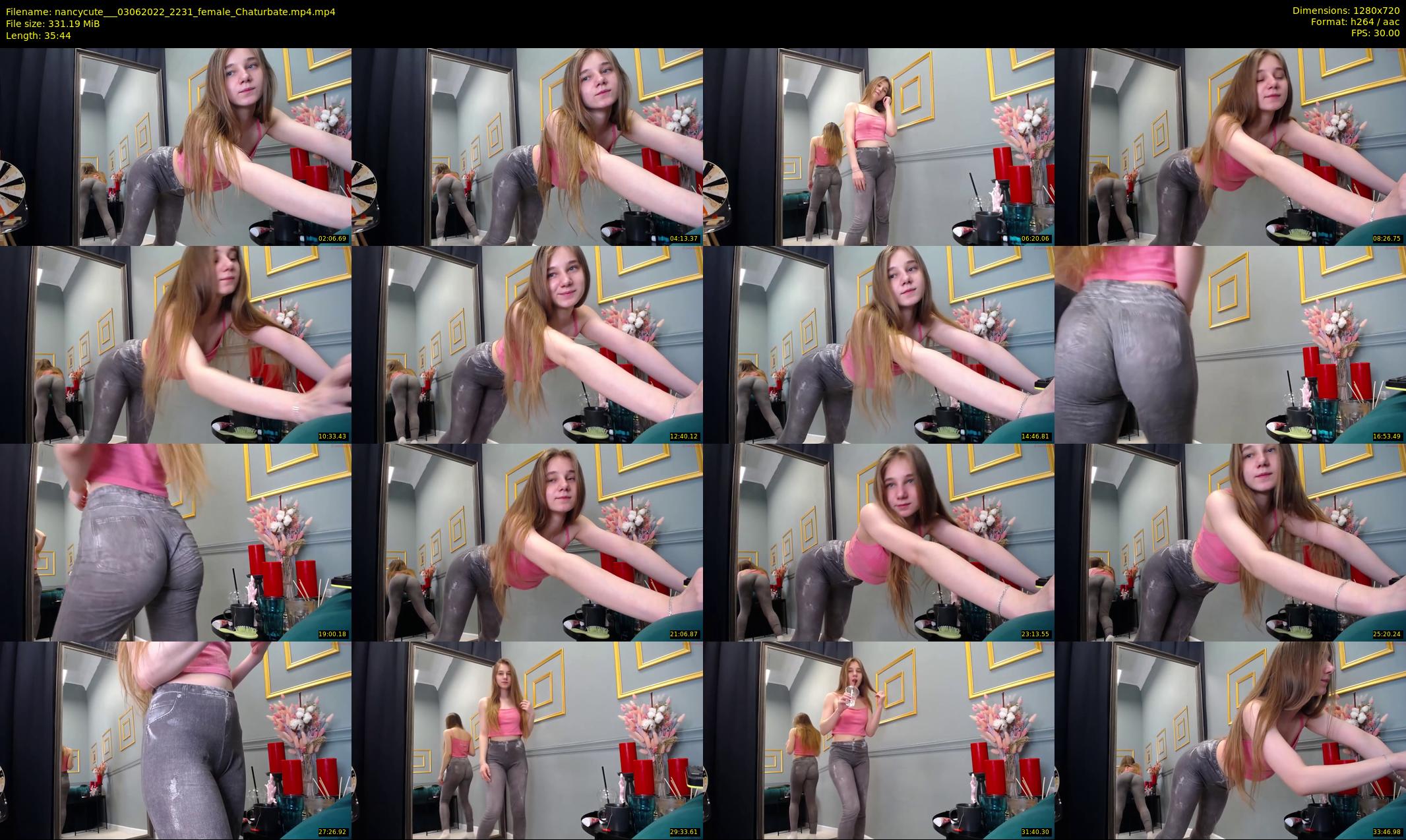 nancycute__ — 36 minute Chaturbate female cam show recording, 720p, Jun 3, 2022