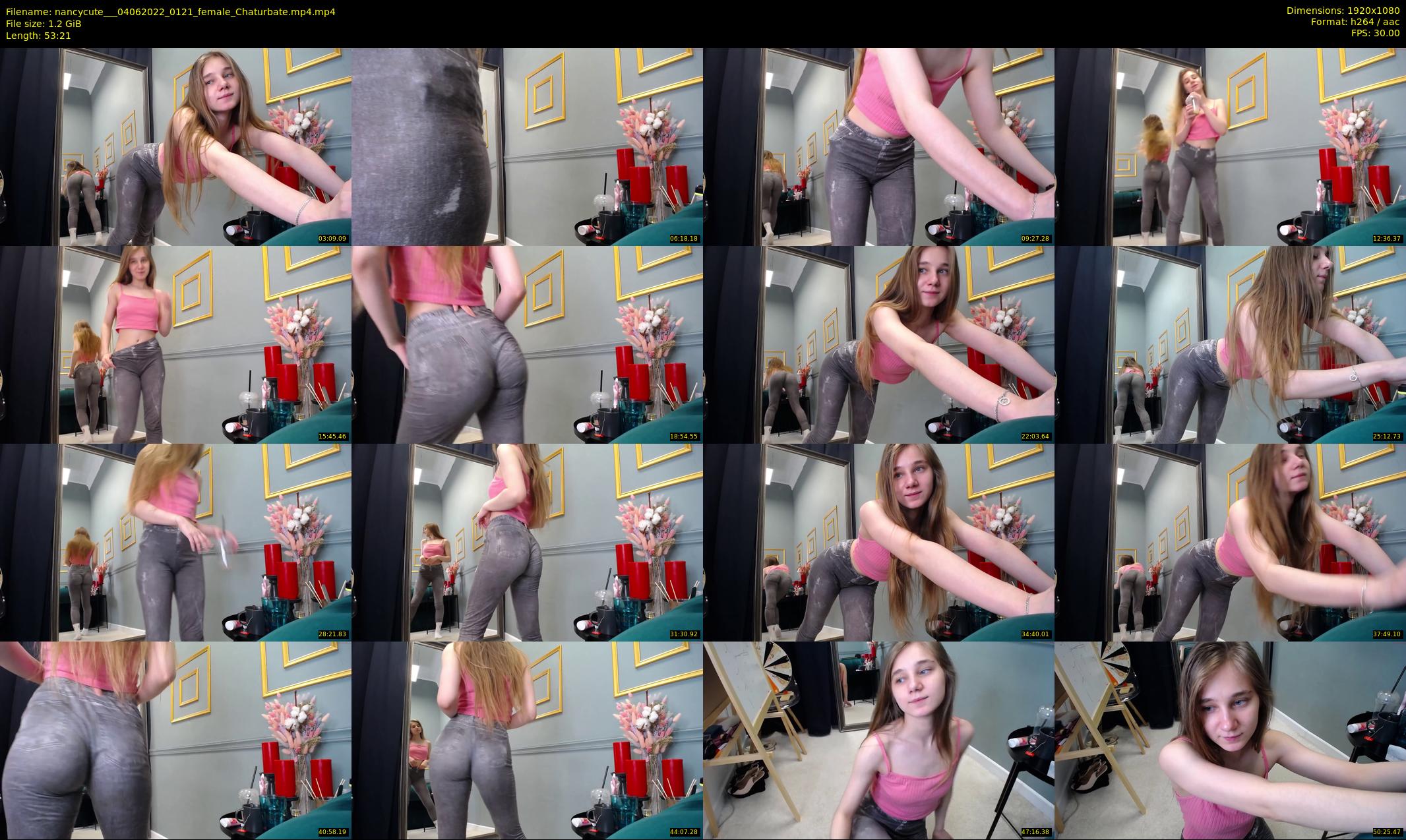 nancycute__ — 54 minute Chaturbate female cam show recording, 1080p, Jun 4, 2022