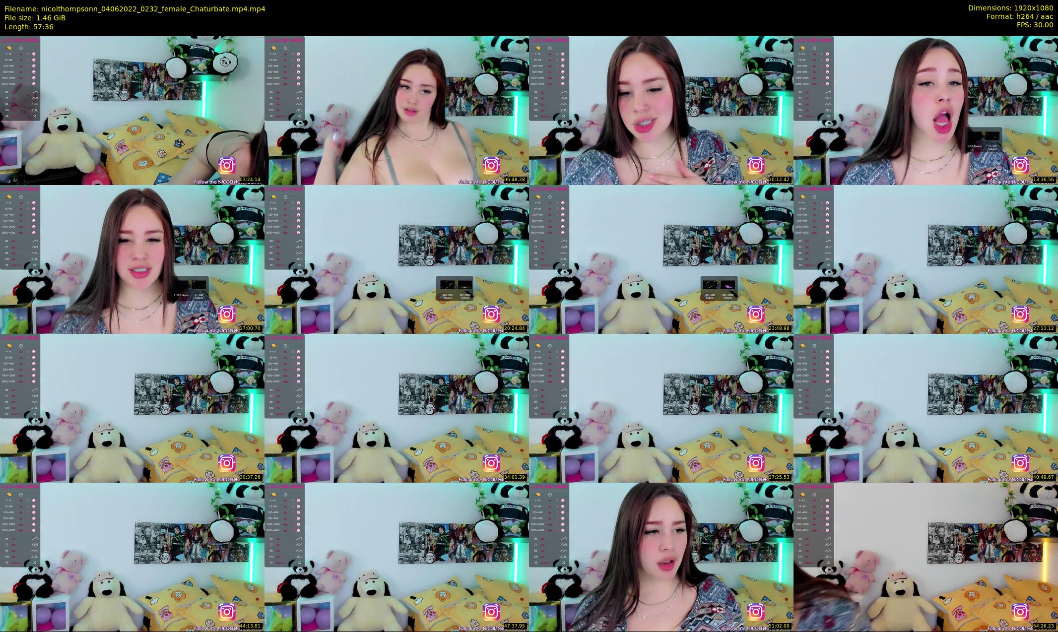 nicolthompsonn — 58 minute Chaturbate female cam show recording, 1080p, Jun 4, 2022