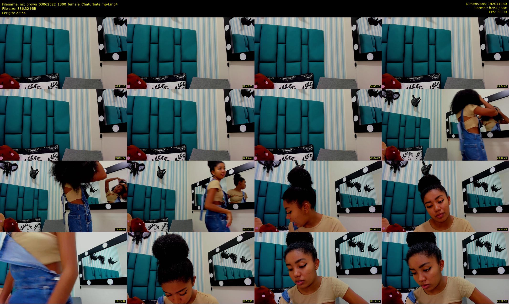 nix_brown — 23 minute Chaturbate female cam show recording, 1080p, Jun 3, 2022