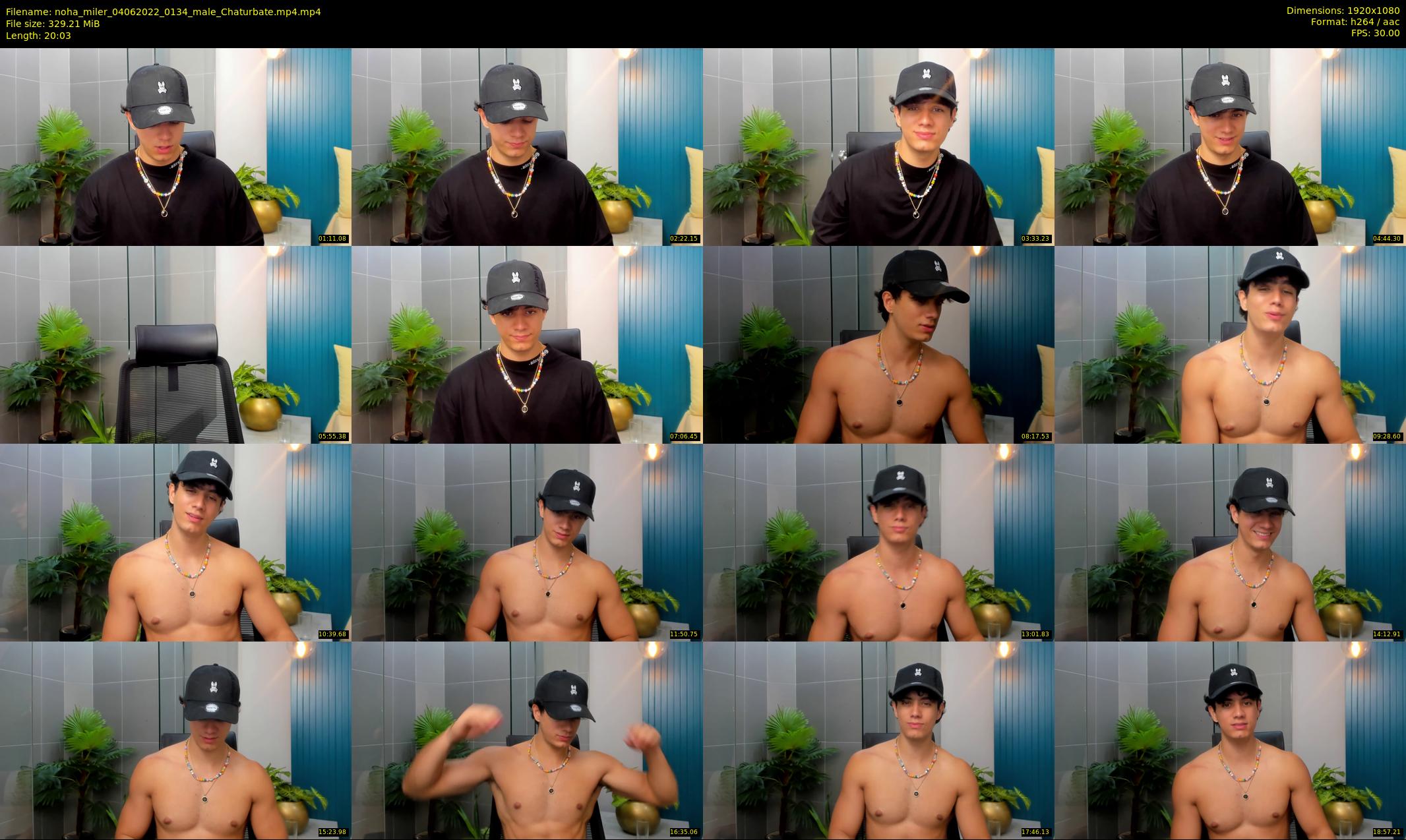noha_miler — 21 minute Chaturbate male cam show recording, 1080p, Jun 4, 2022
