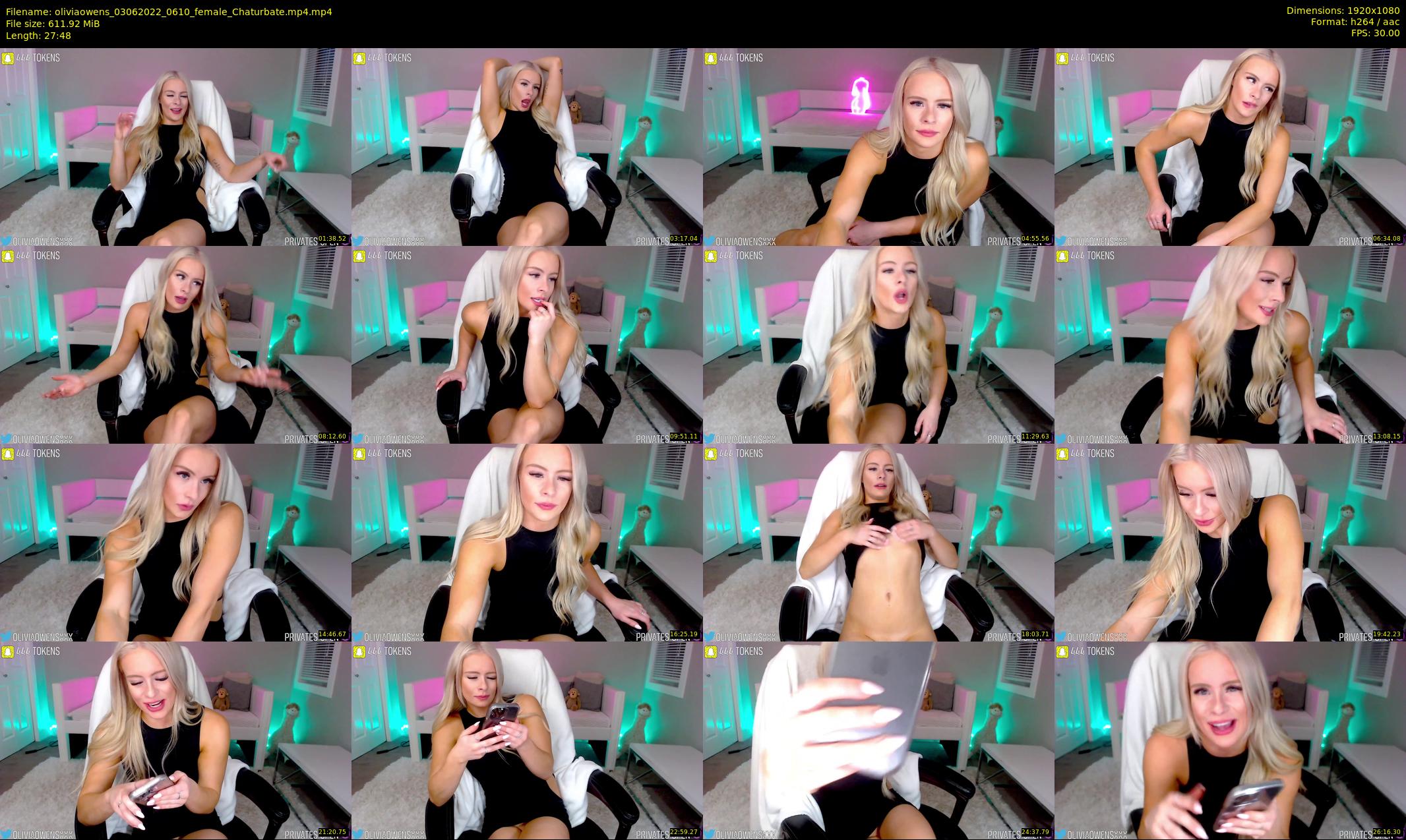 oliviaowens — 28 minute Chaturbate female cam show recording, 1080p, Jun 3, 2022
