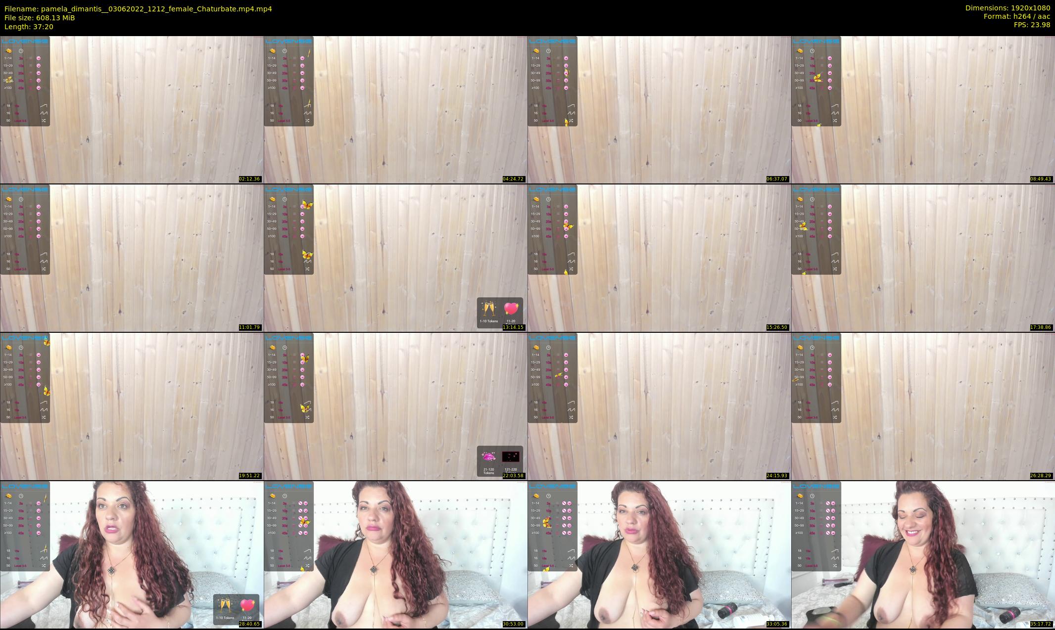 pamela_dimantis_ — 38 minute Chaturbate female cam show recording, 1080p, Jun 3, 2022