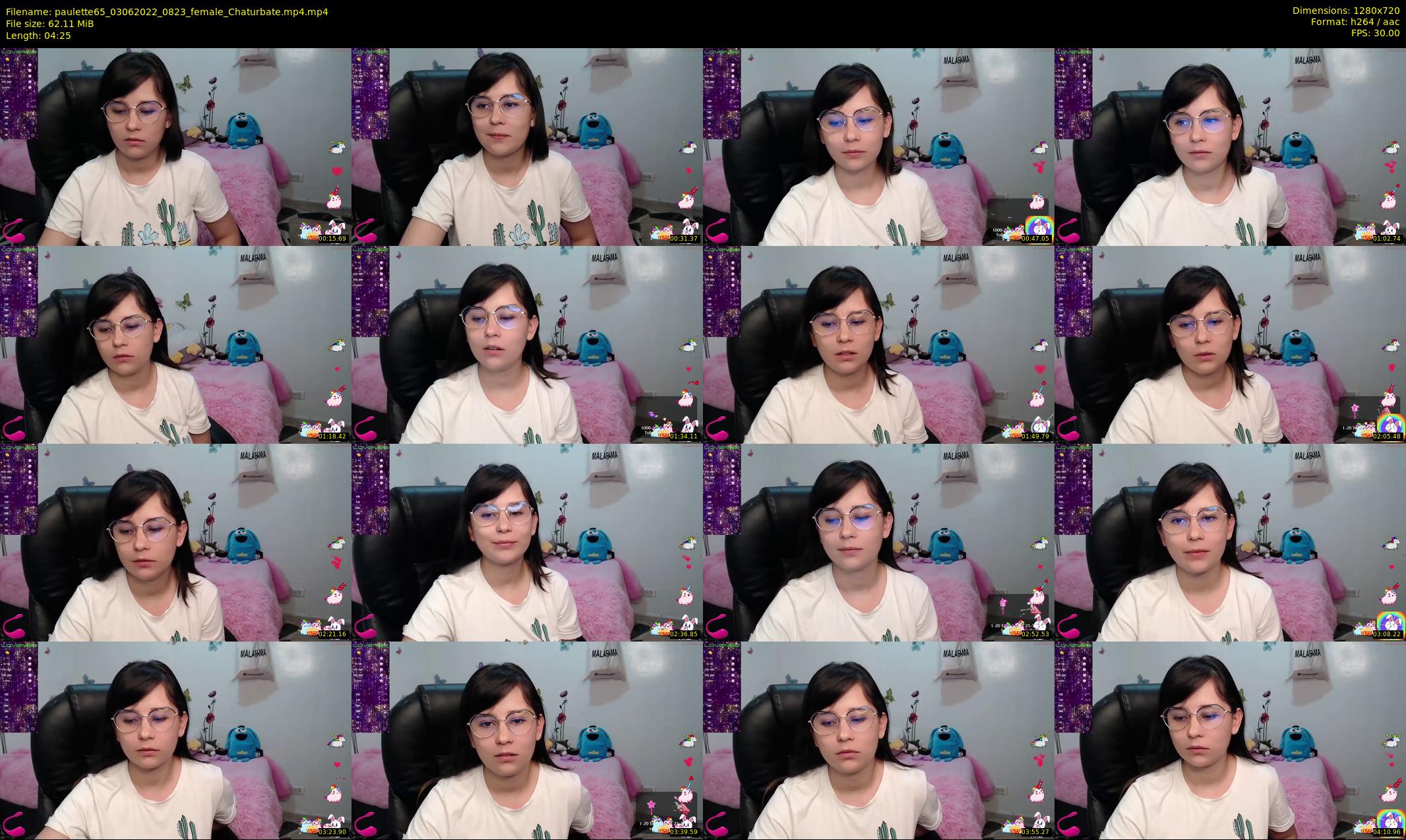 paulette65 — 5 minute Chaturbate female cam show recording, 720p, Jun 3, 2022