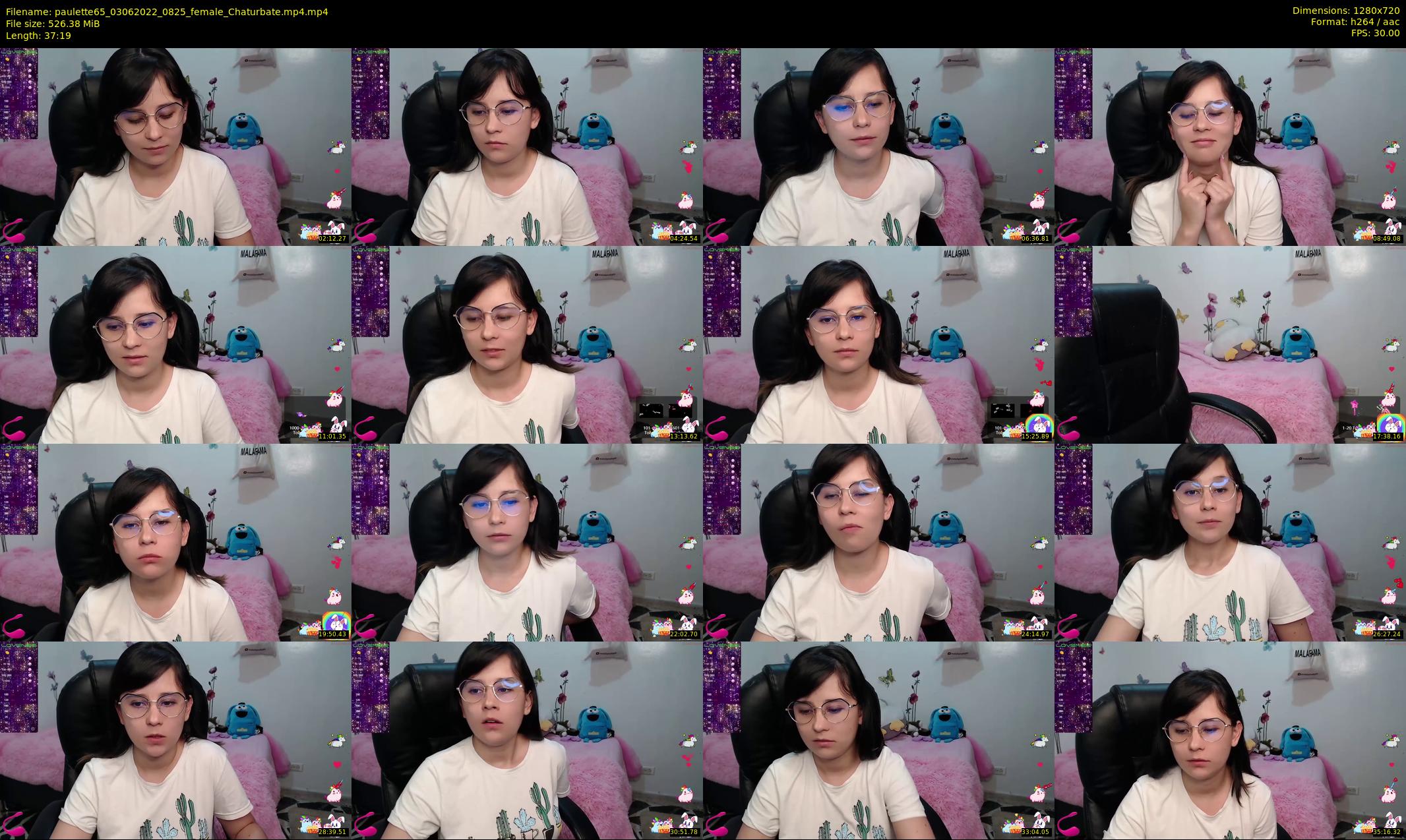 paulette65 — 38 minute Chaturbate female cam show recording, 720p, Jun 3, 2022