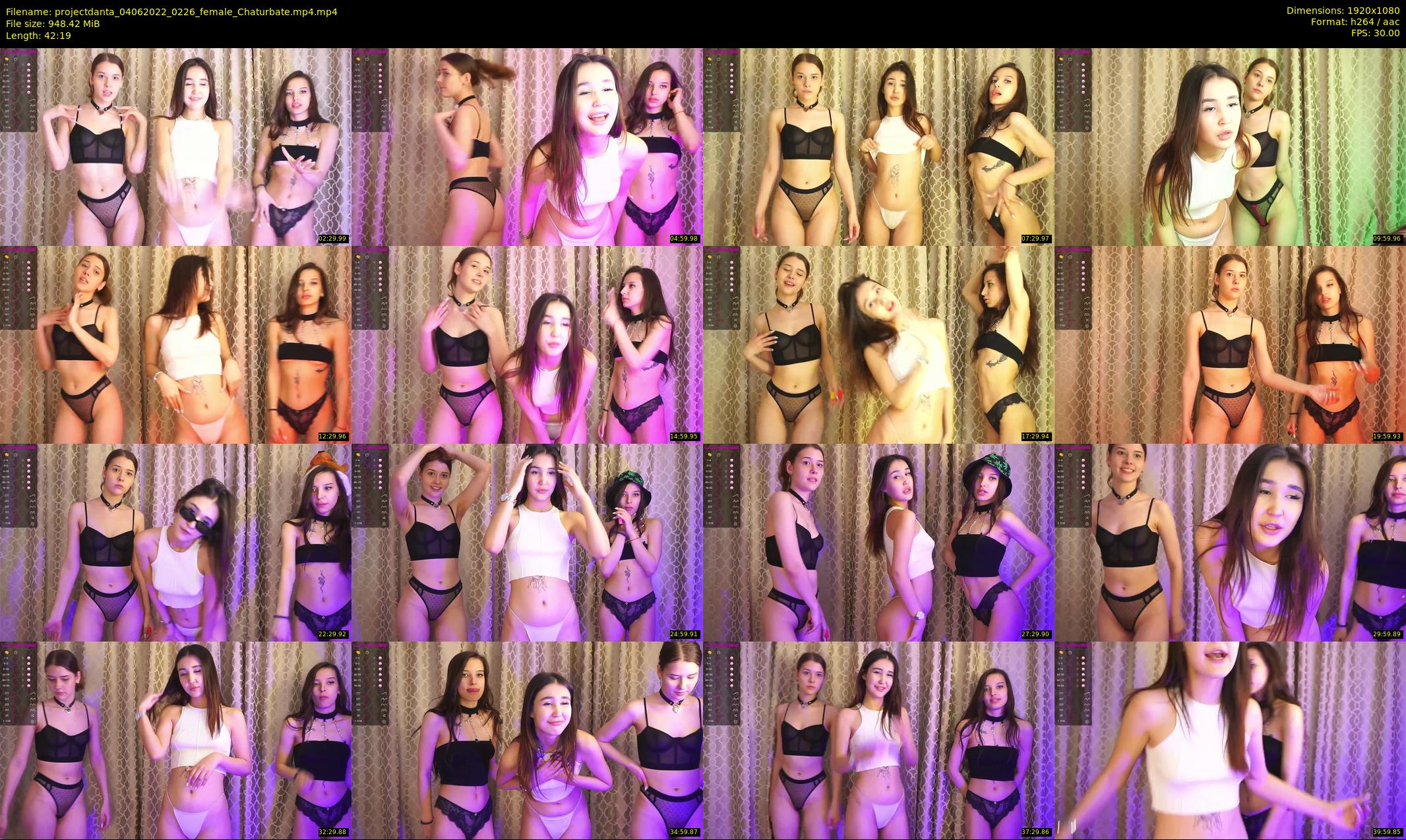 projectdanta — 43 minute Chaturbate female cam show recording, 1080p, Jun 4, 2022