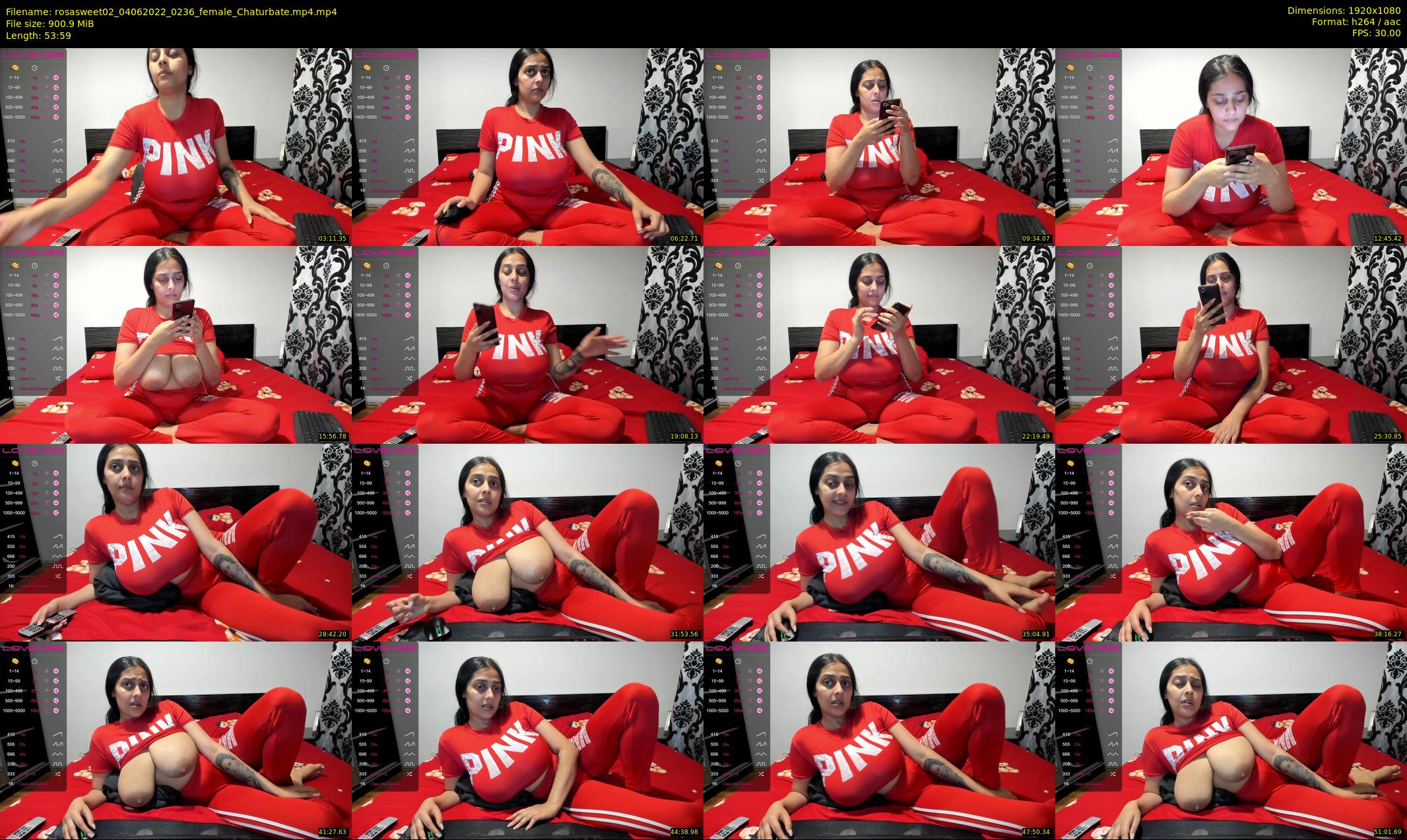 rosasweet02 — 54 minute Chaturbate female cam show recording, 1080p, Jun 4, 2022