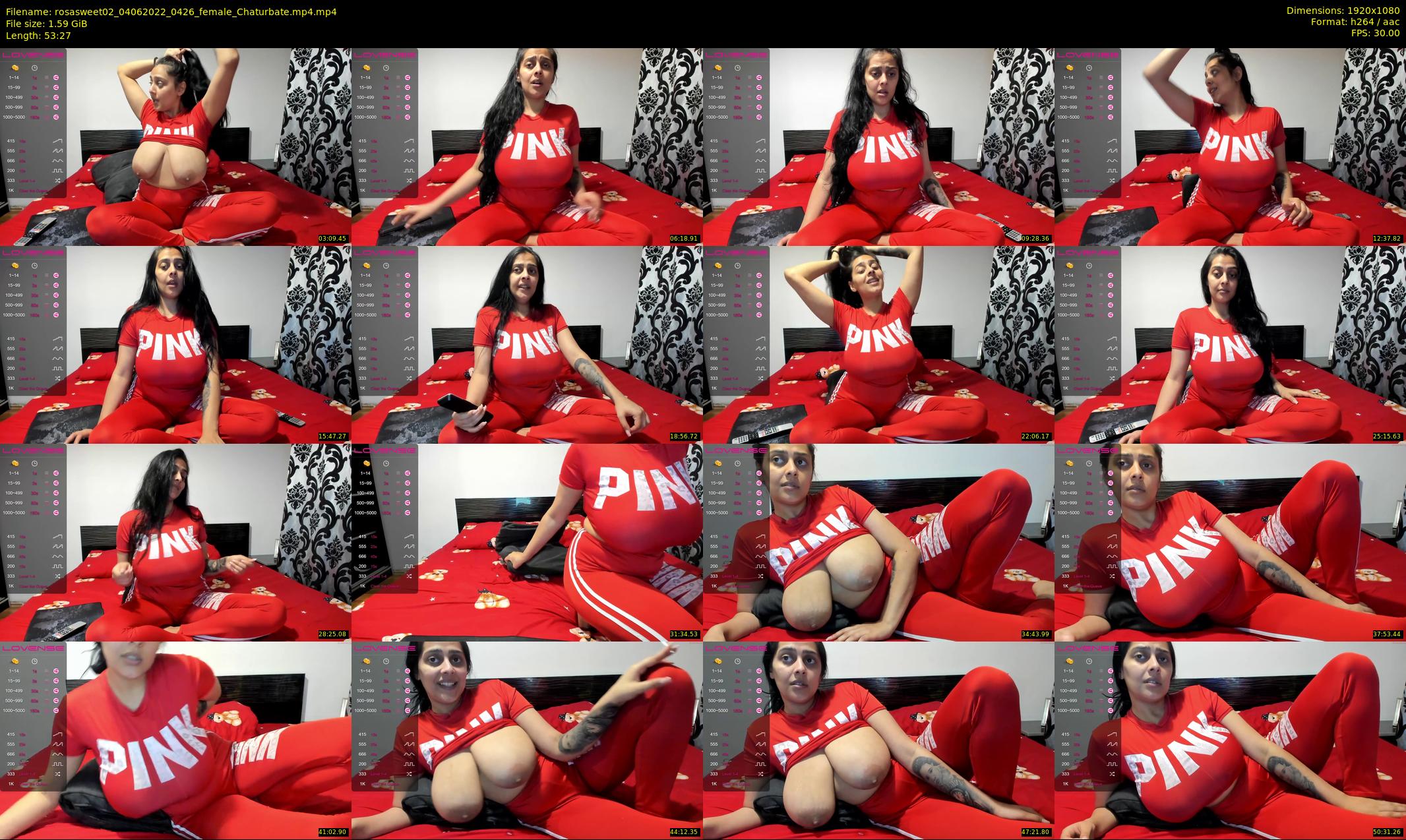 rosasweet02 — 54 minute Chaturbate female cam show recording, 1080p, Jun 4, 2022
